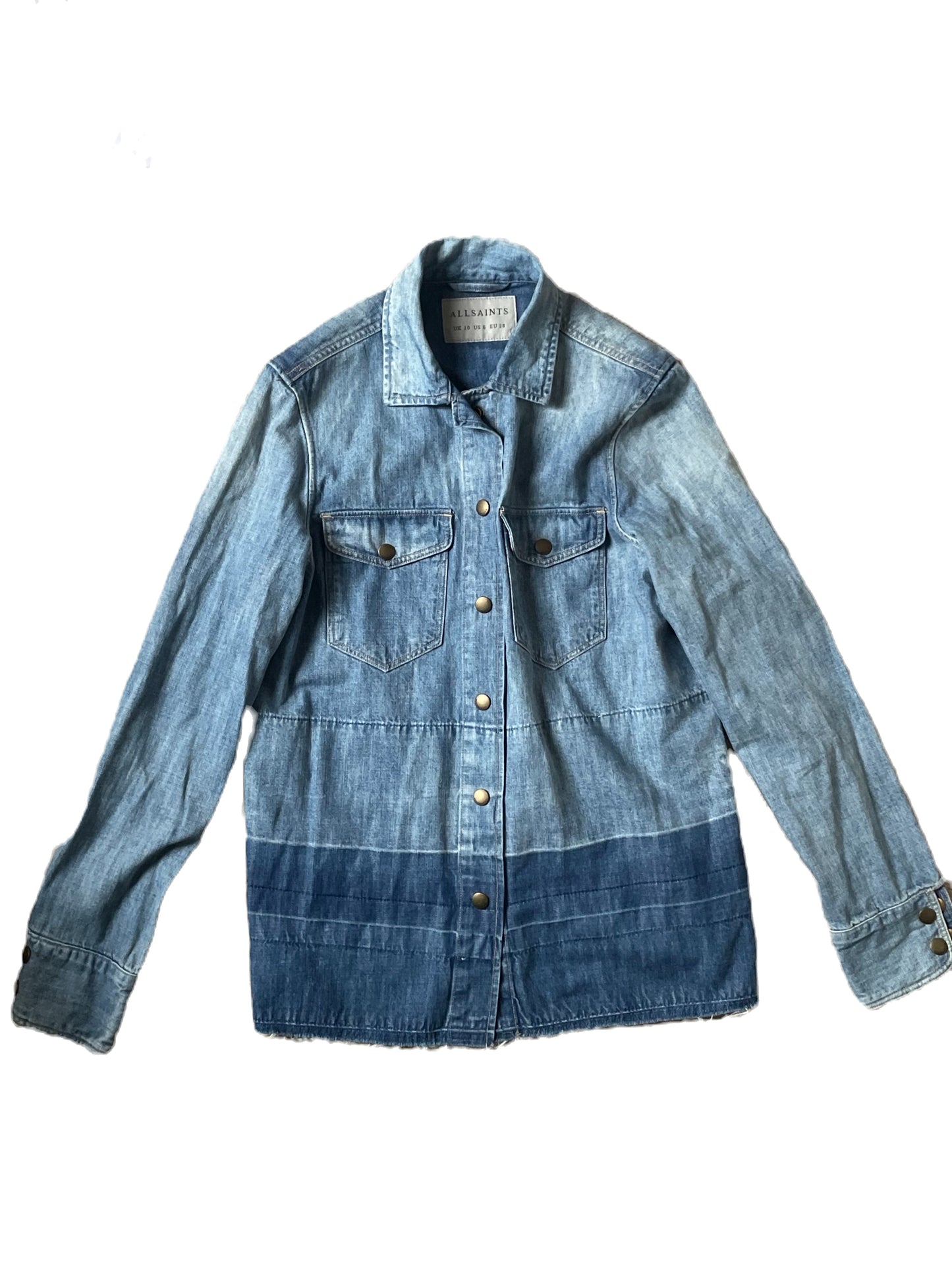 All Saints Denim Shacket UK 10 image 0