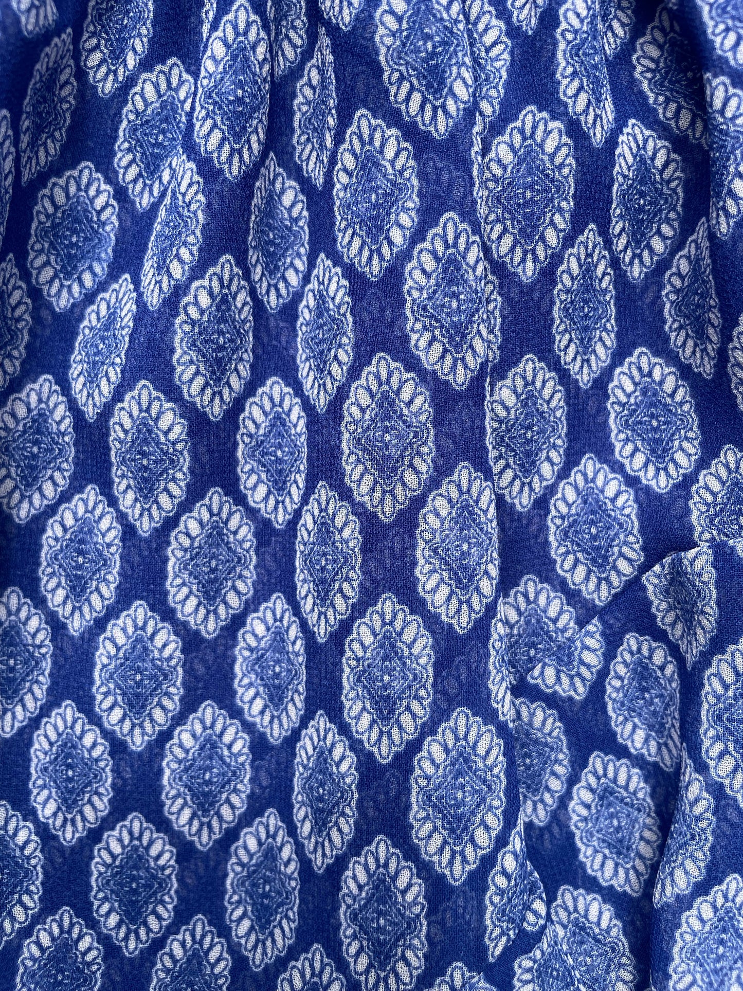 Misa Blue Print Dress S image 3