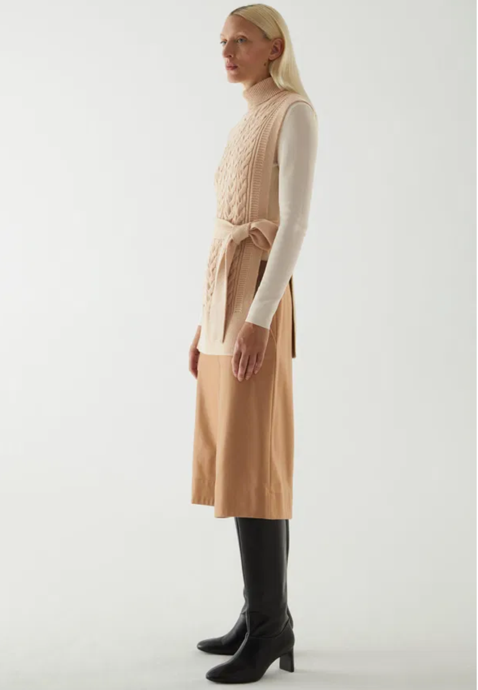 COS Sleeveless Beige Knit M image 1