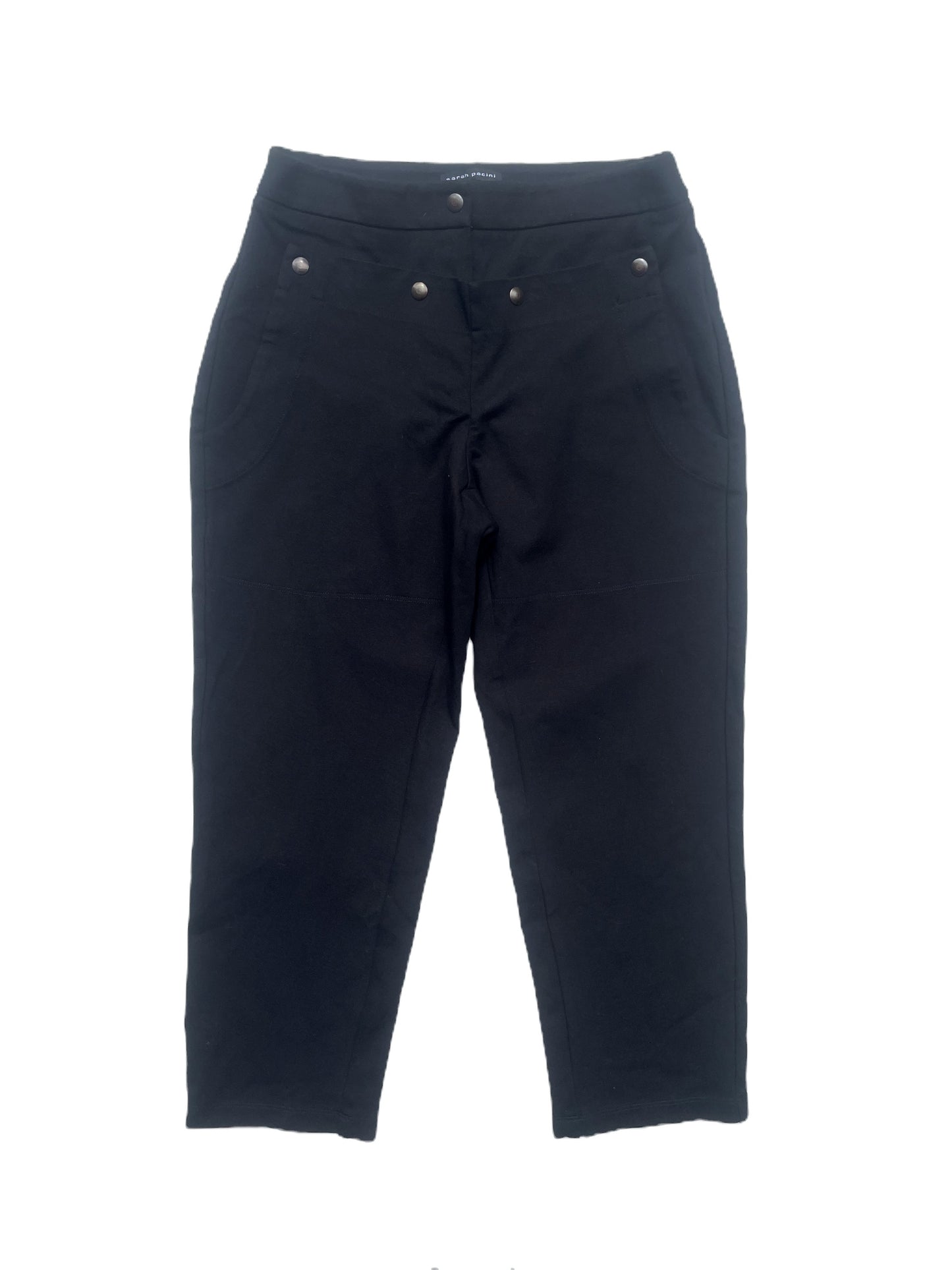 Sarah Pacini Cropped Black Trousers XS image 0