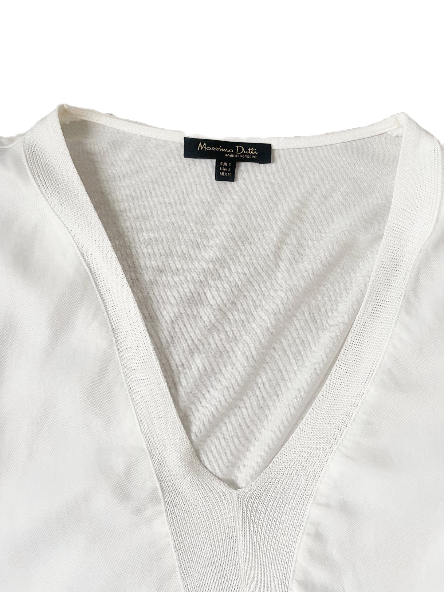 Massimo Dutti White Blouse S image 2