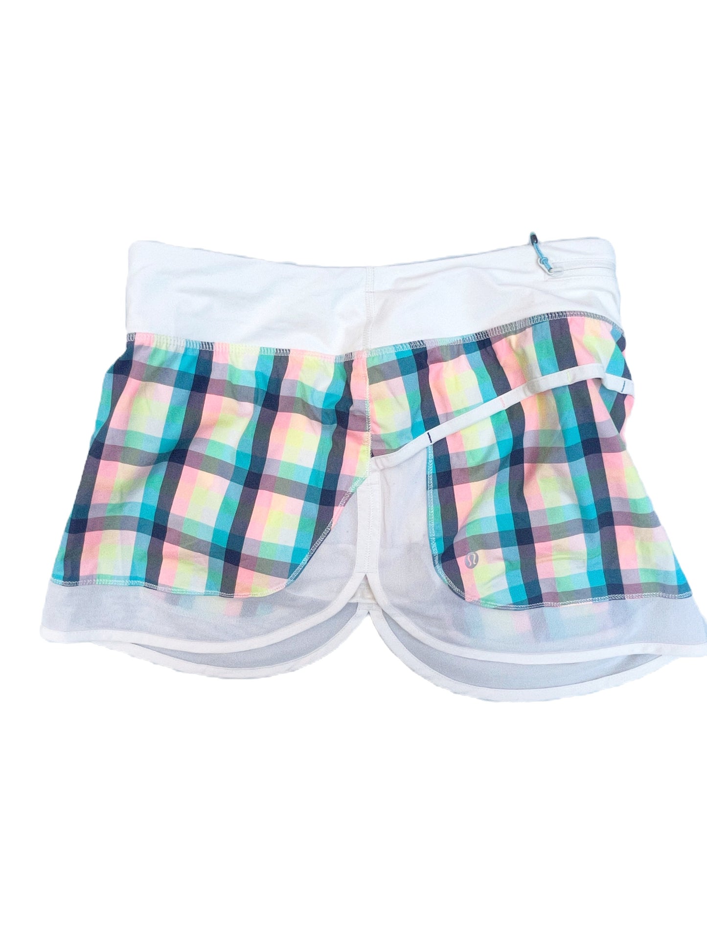 Lululemon Check Multicoloured Shorts UK 10 image 1