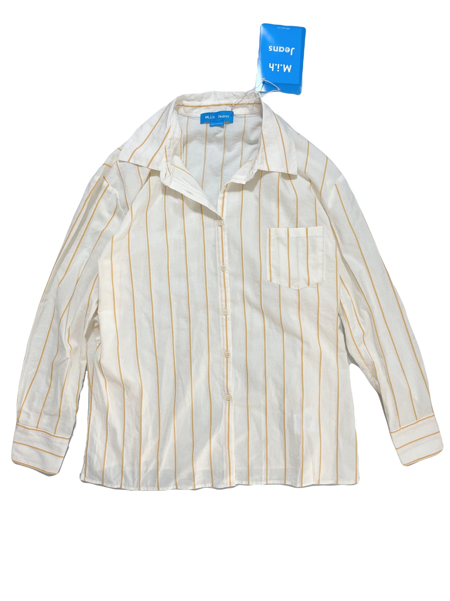 New With Tags MIH Jeans Stripe Shirt S image 0