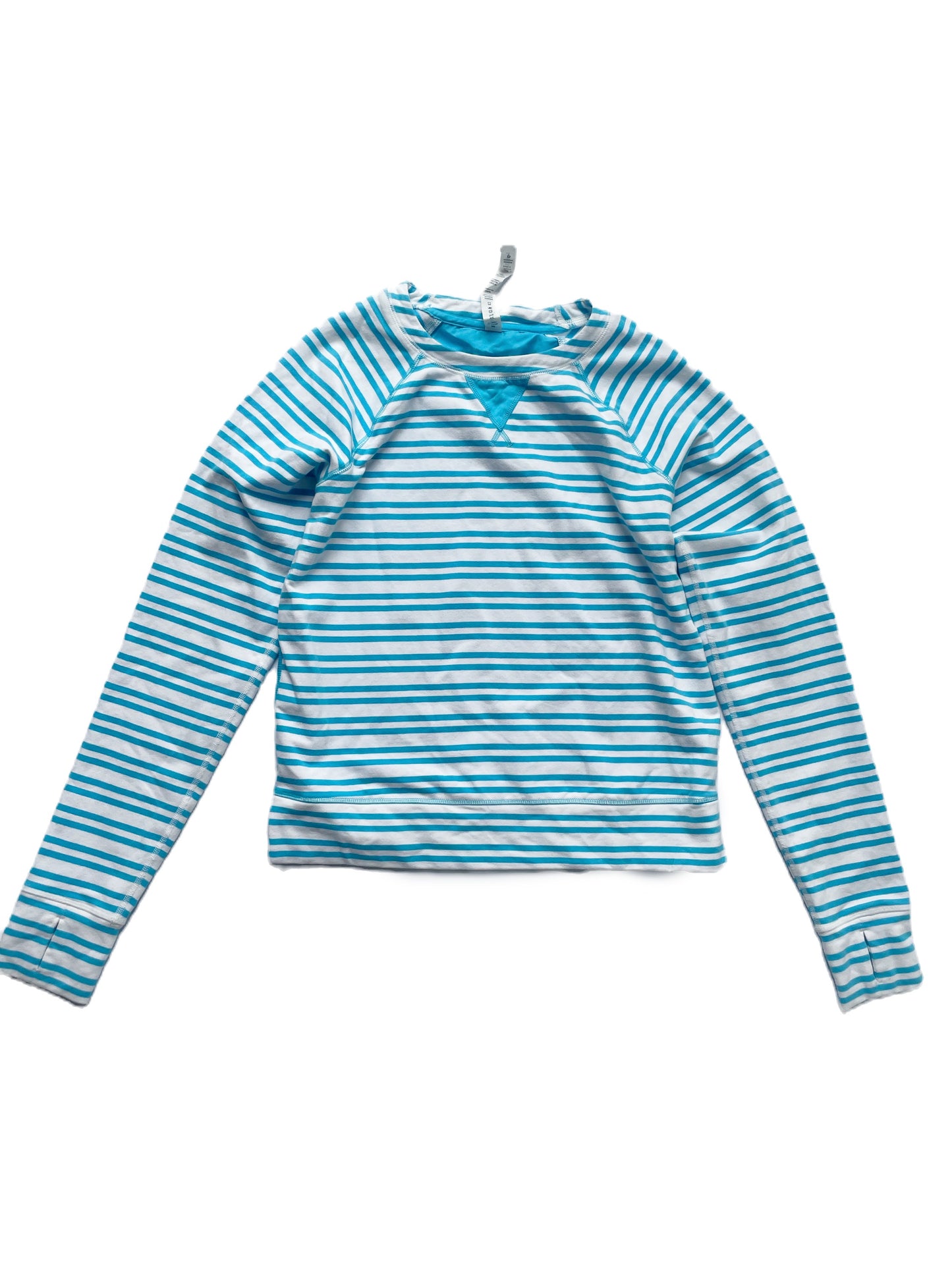 Lululemon Blue Striped Jumper S image 1