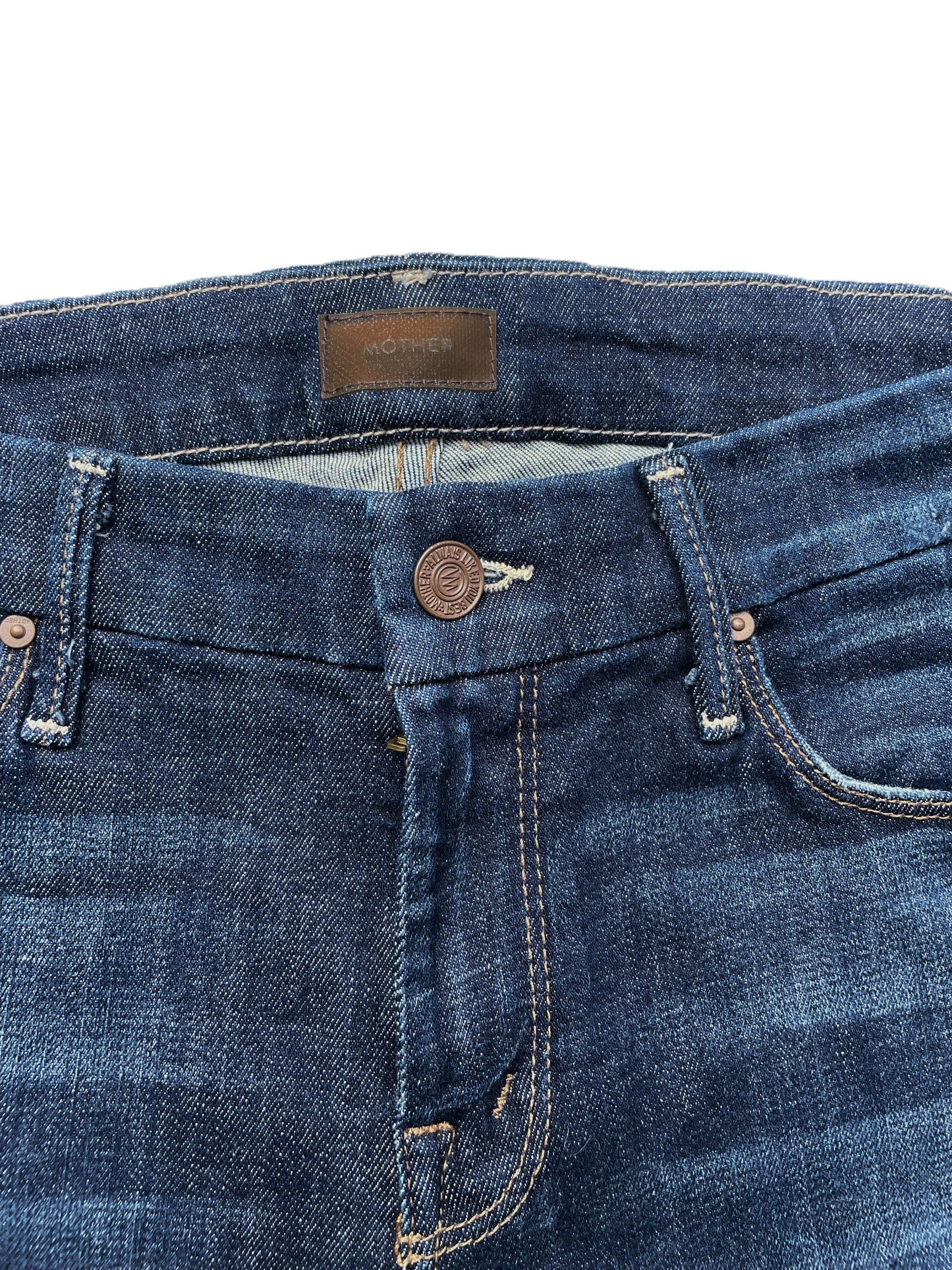 Mother Looker Ankle Fray Jeans Size 27 image 3