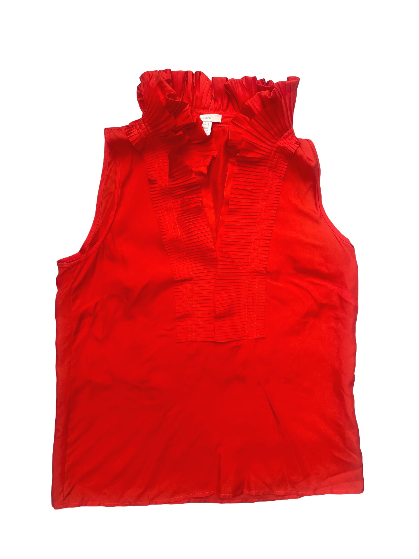 J.Crew Coral Frill Blouse UK 6 image 0