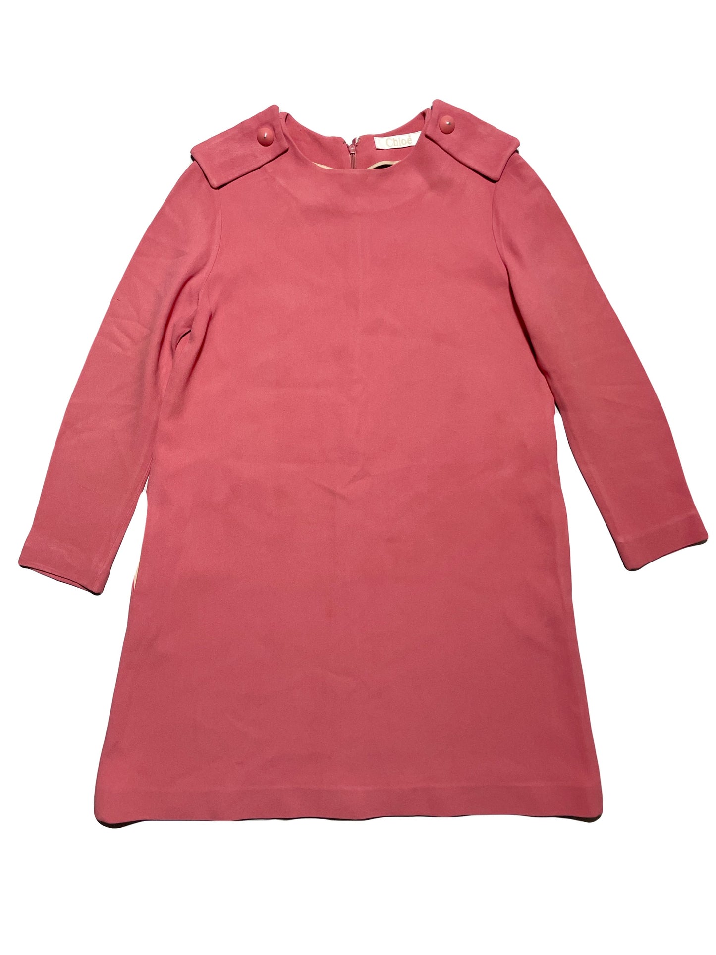 Chloe Crepe Pink Dress UK 8 image 0