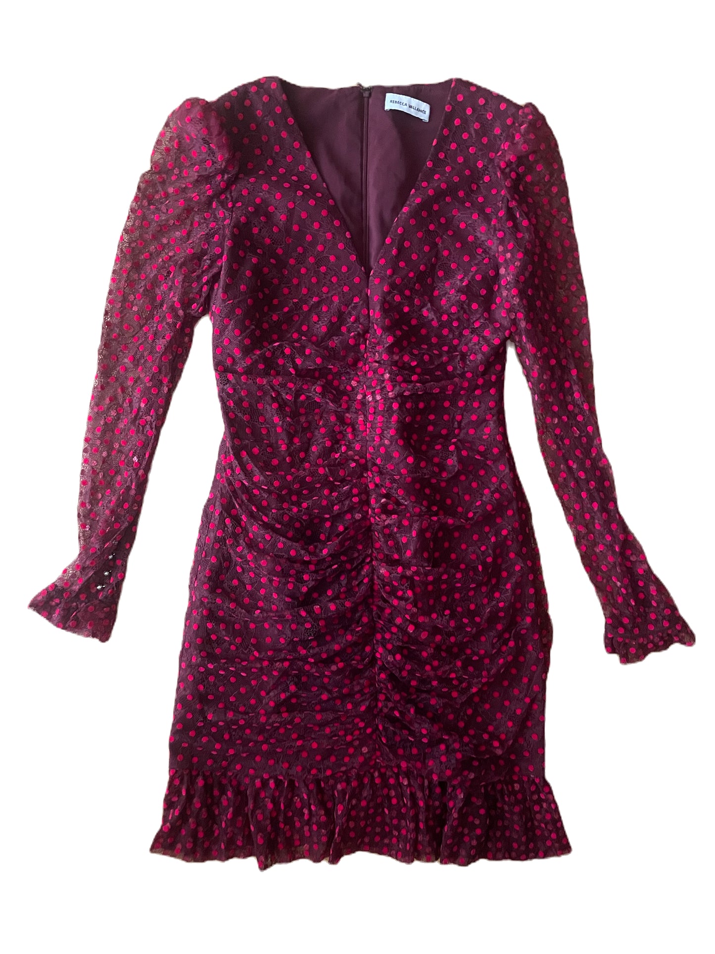 Rebecca Vallance Polka Dot Lace Dress UK 12 image 0