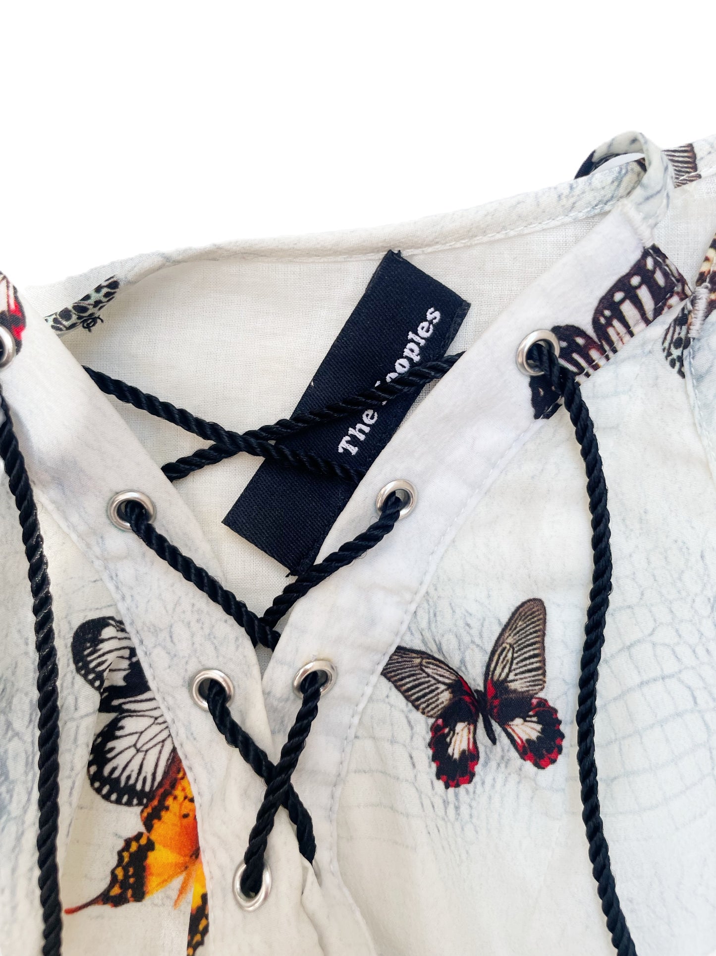 The Kooples Silk Butterfly Dress S image 3