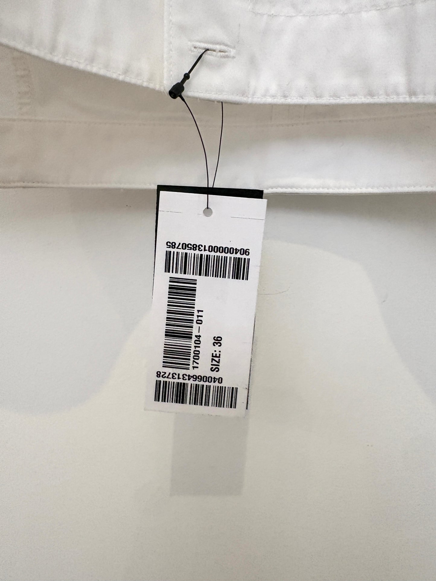 New With Tags Jacquemus White High Neck Cotton Top UK 8