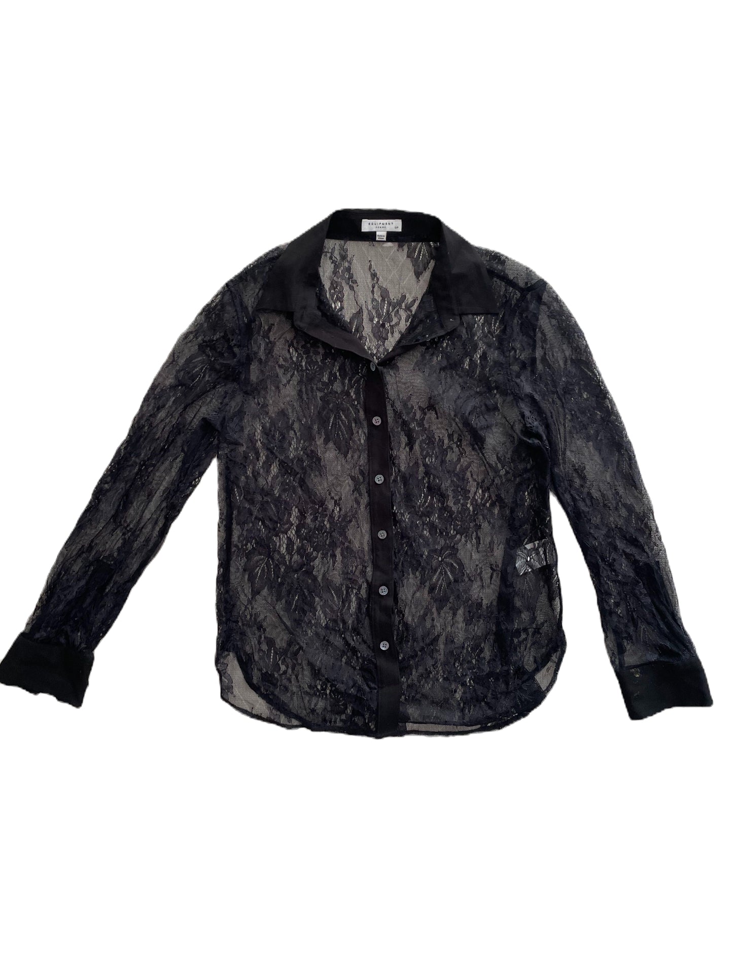 Equipment Lace Shirt S image 0