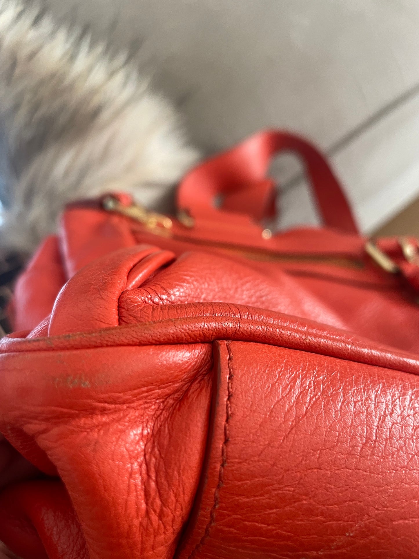 Mulberry Mabel Red Leather Bag image 9