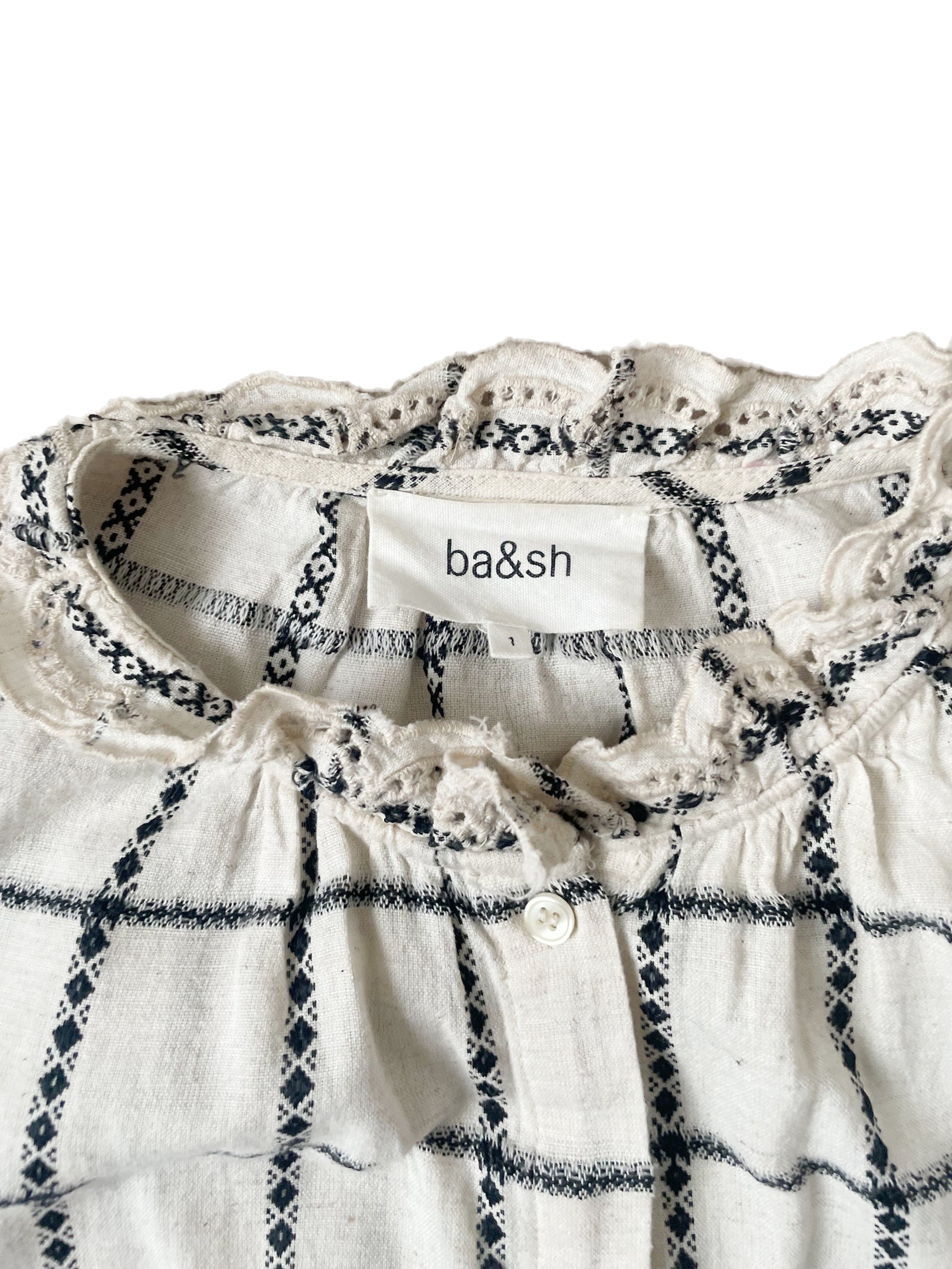 Ba&sh Check Shirt S image 3