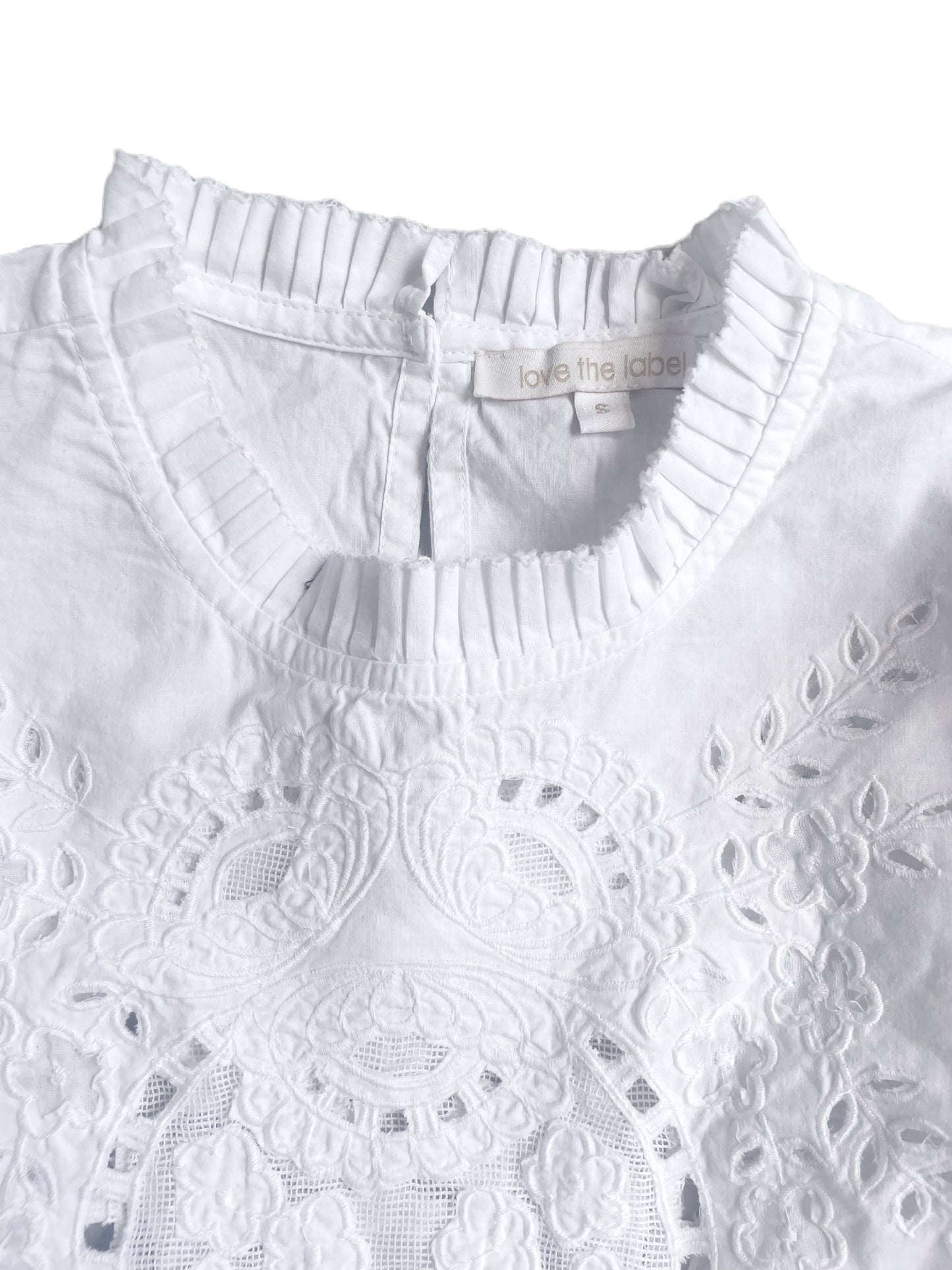 Love the Label White Cotton Blouse S image 2