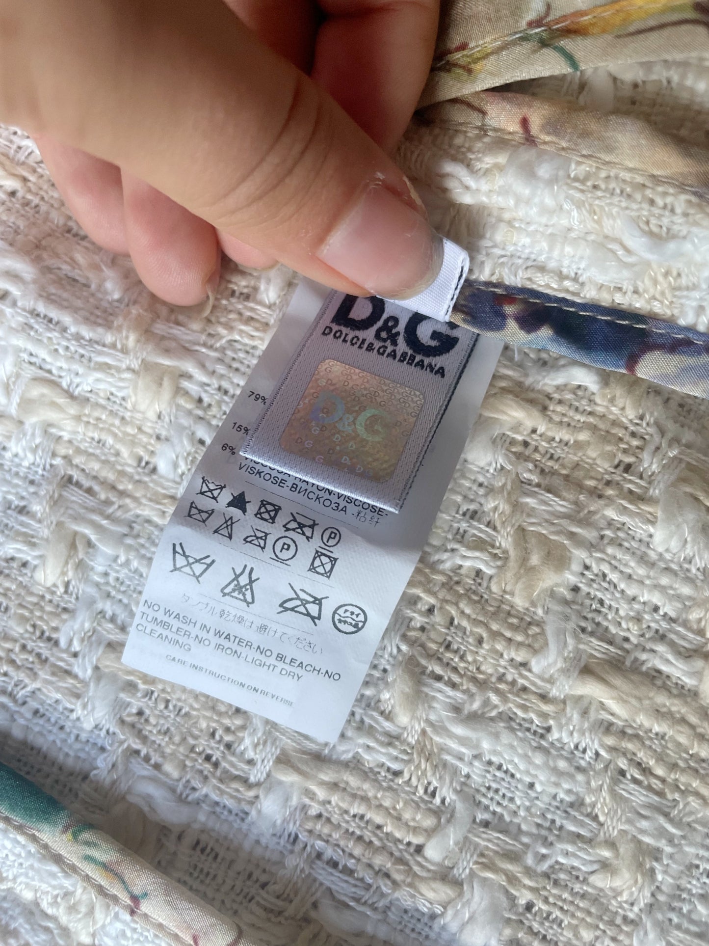 D&G Tweed Jacket XS image 2