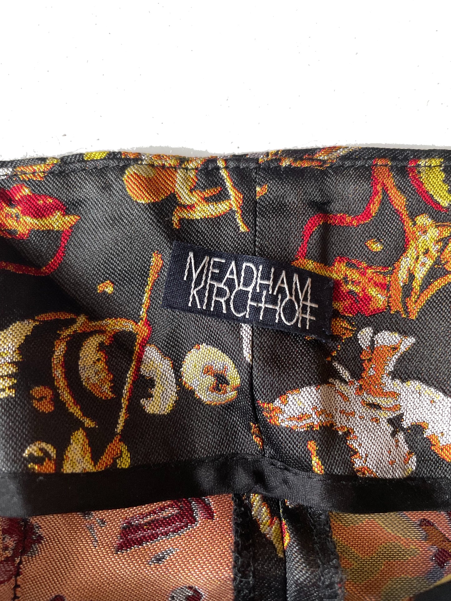 Meadham Kirchhoff Jacquard Trousers UK 10 image 2