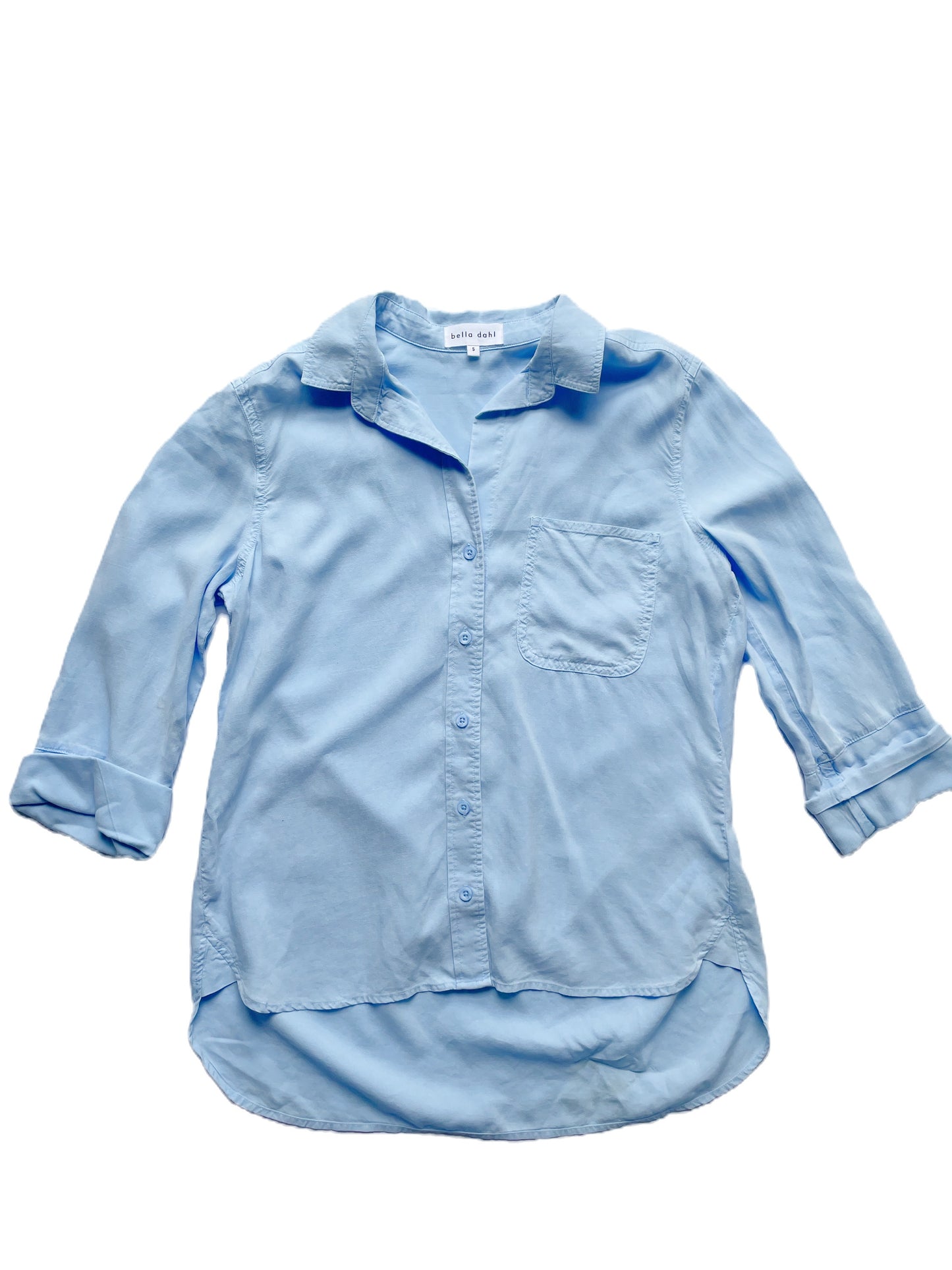 Bella Dahl Blue Shirt S image 0