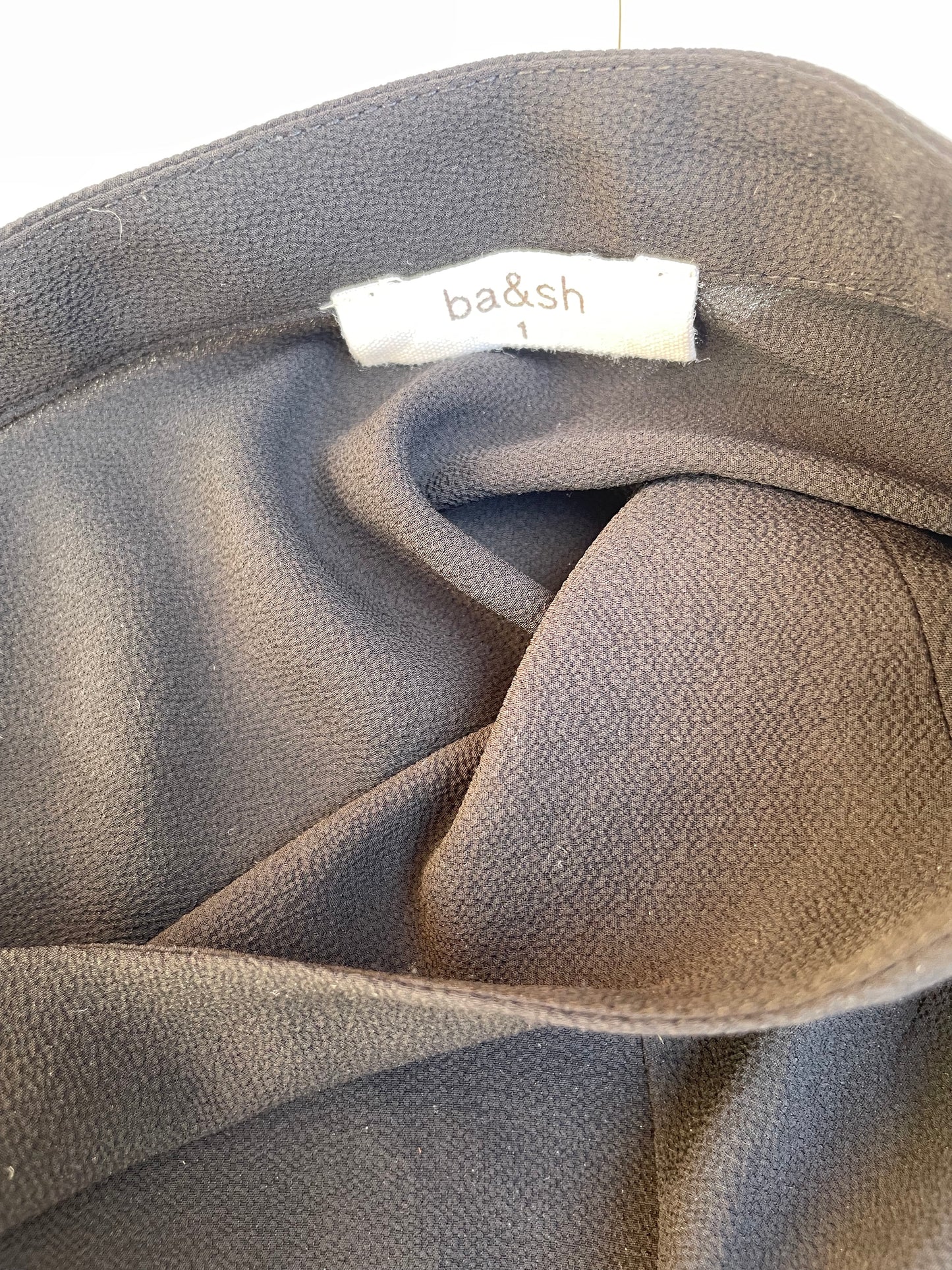 Ba&sh Black Crepe Blouse S image 2