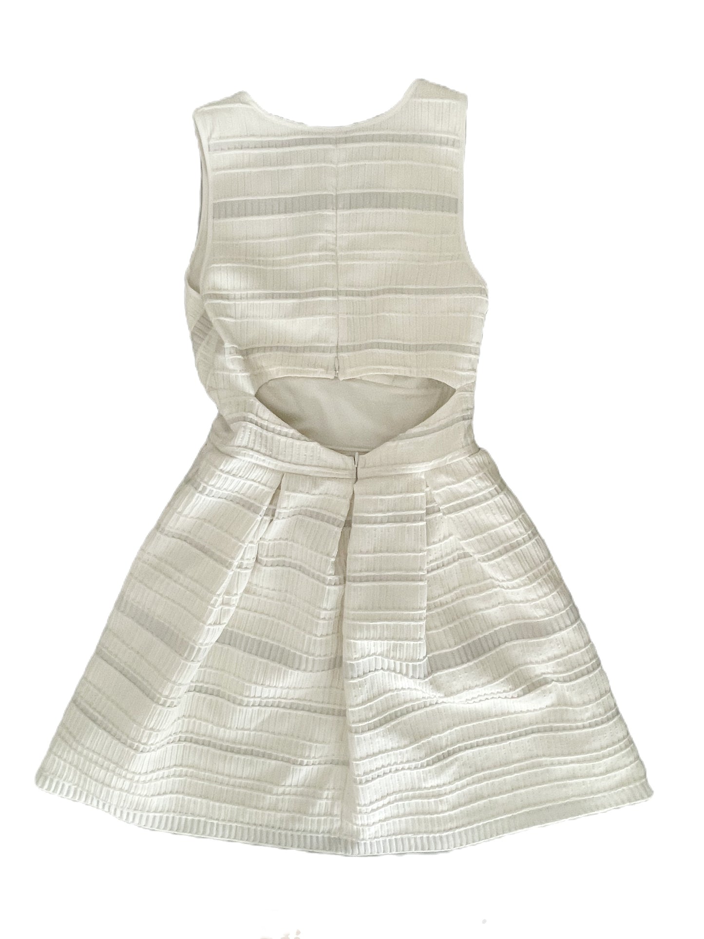 Reiss Maddox White Textured Dress UK 10 image 2