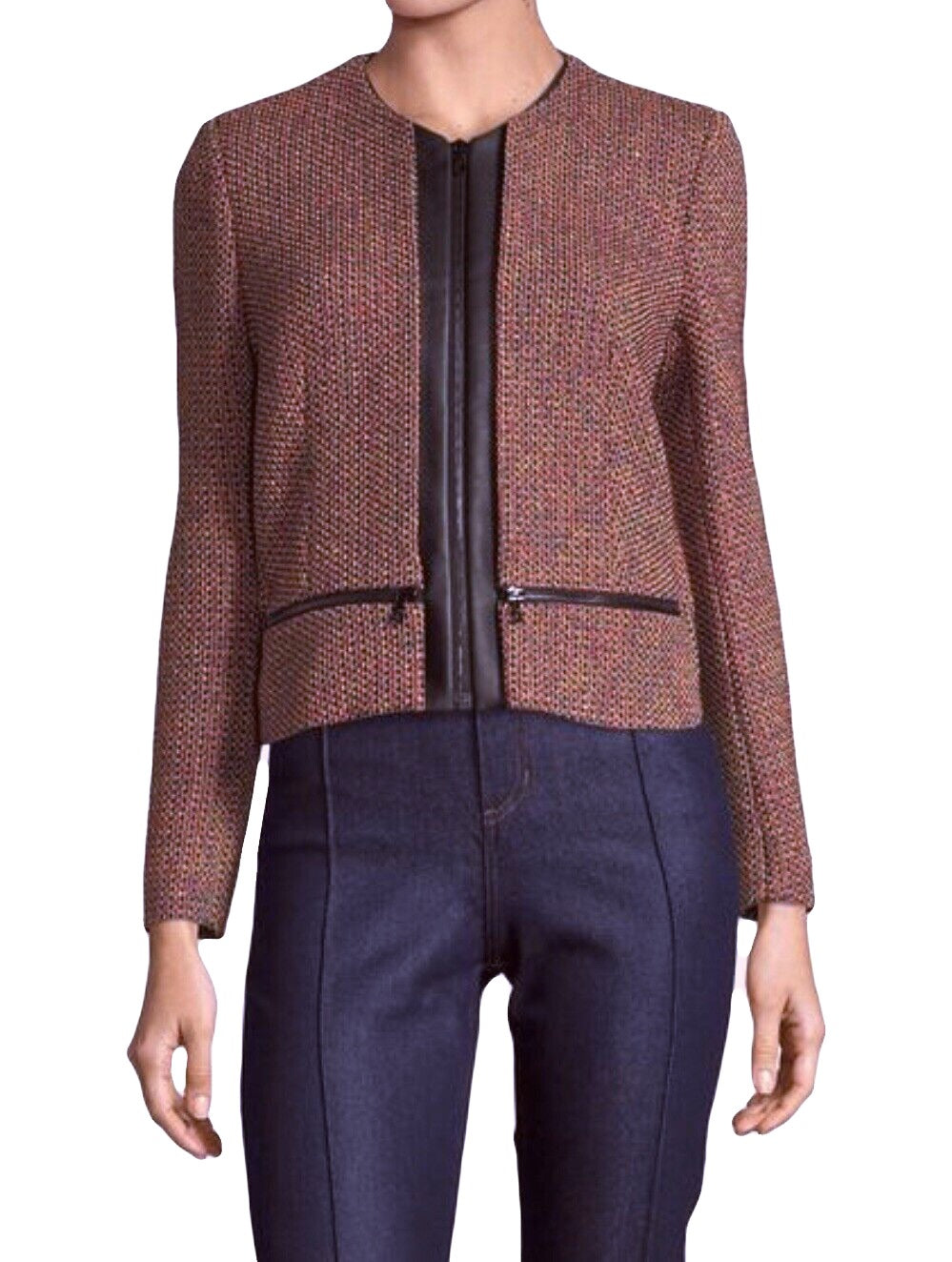 Sandro Tweed Jacket UK 12 image 4