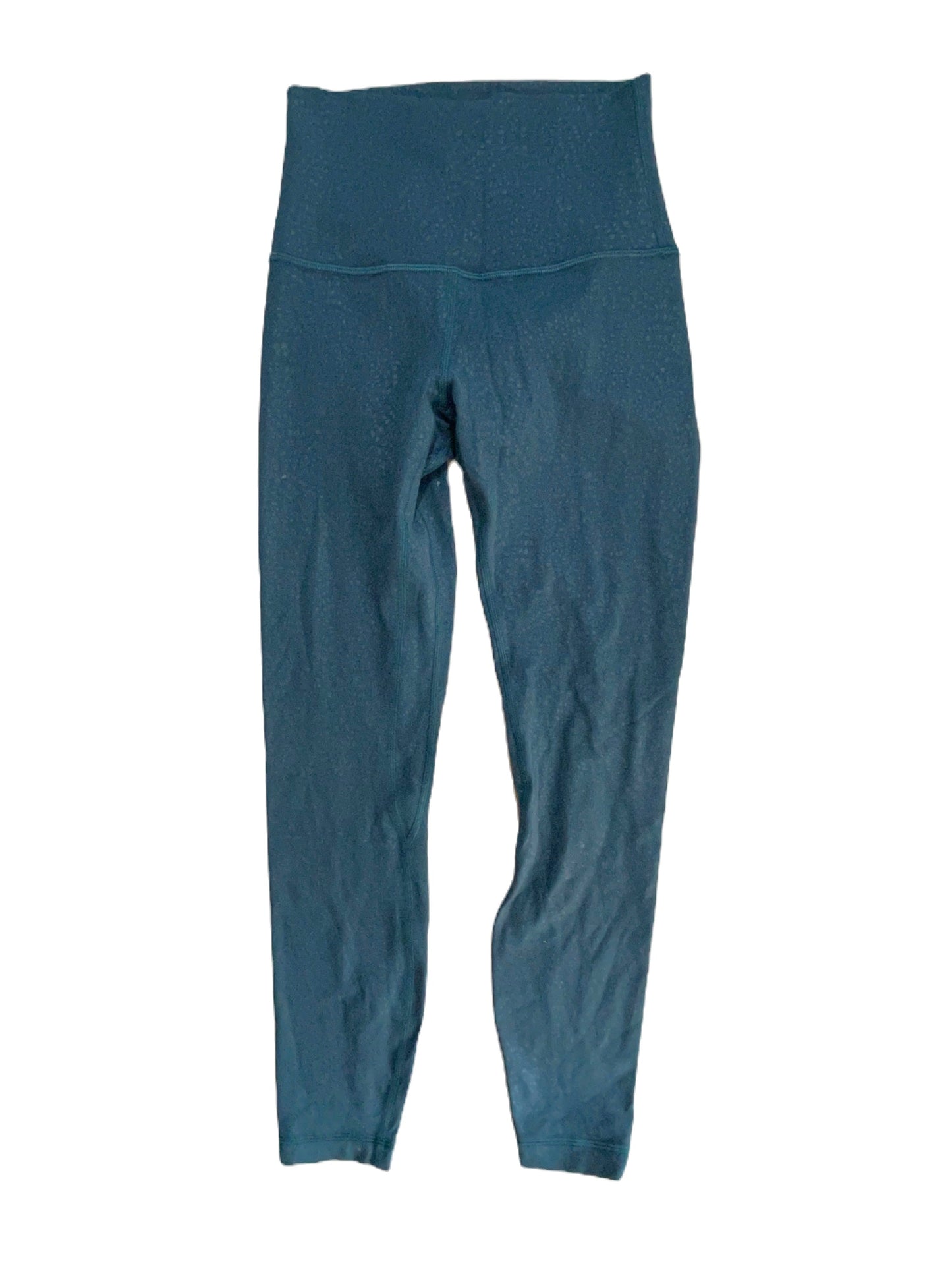 Lululemon Teal Leggings Size 2 image 2