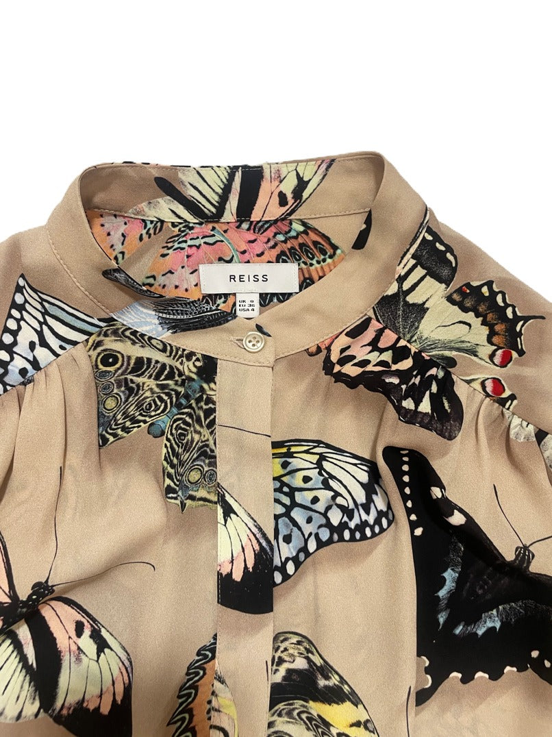 Reiss Butterfly Blouse UK 8 image 2