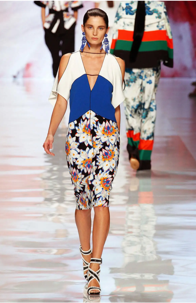 Etro Floral Dress UK 10 image 4
