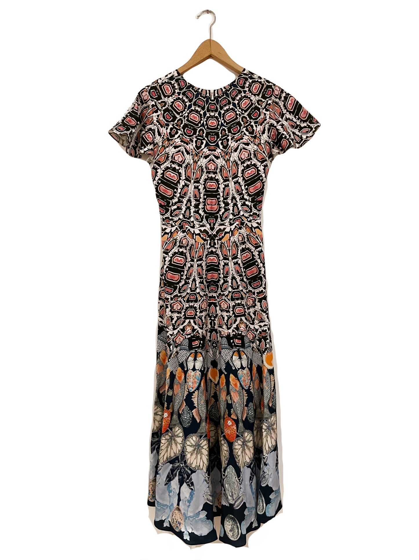 Temperley Printed Dress UK 8 image 2