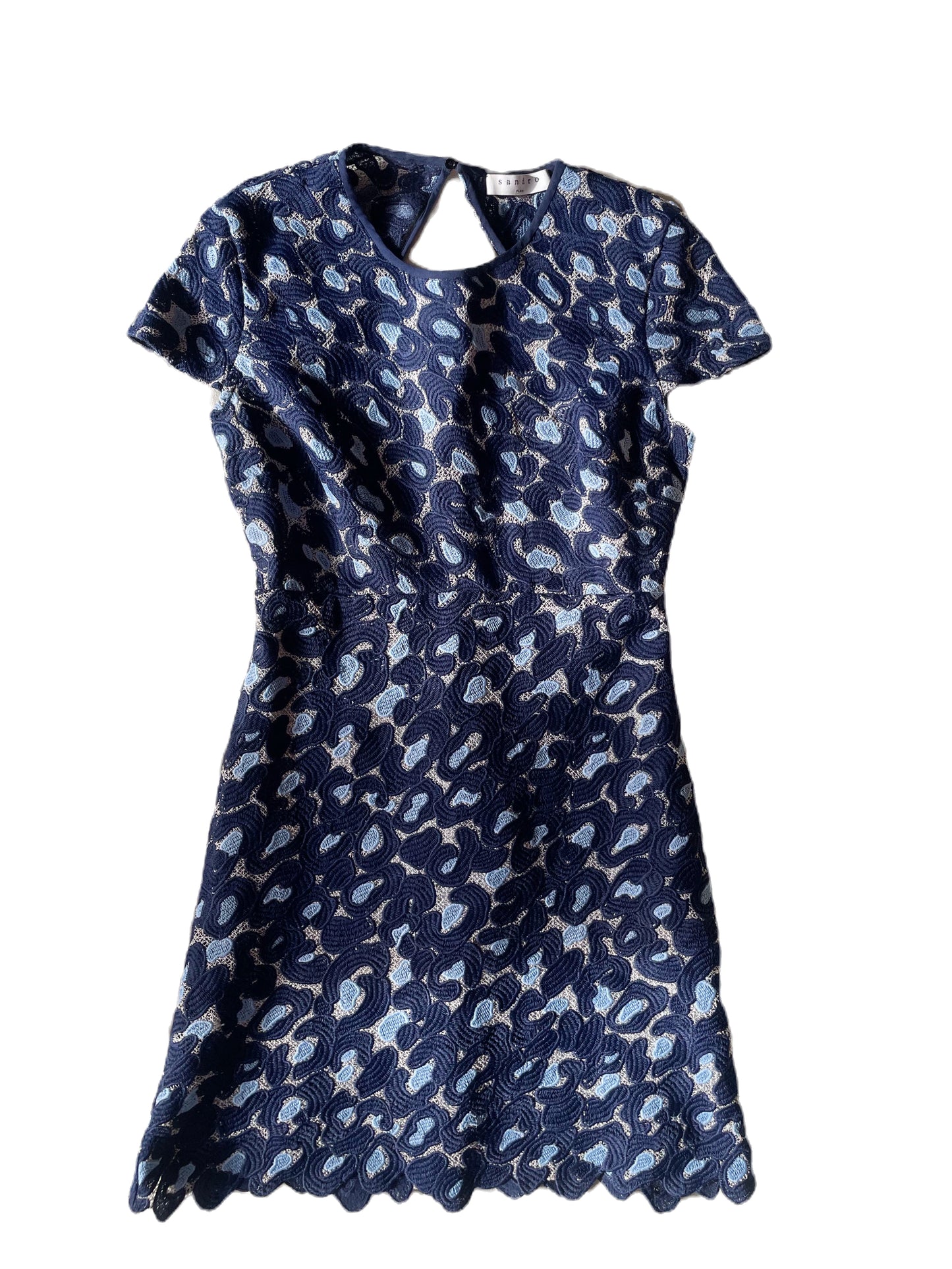 Sandro Textured Mini Dress UK 8 image 0