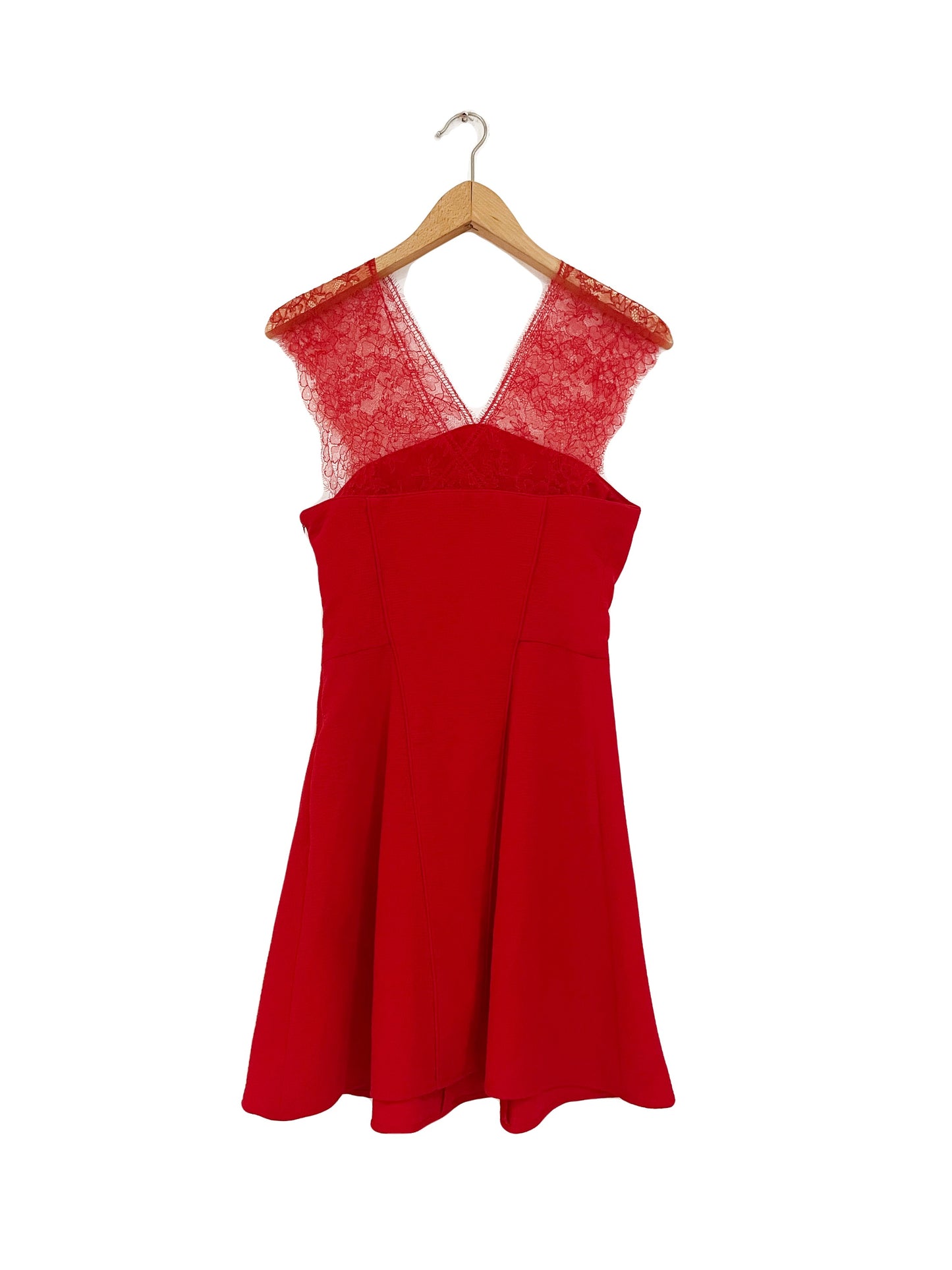 The Kooples Red Lace Dress XS image 1