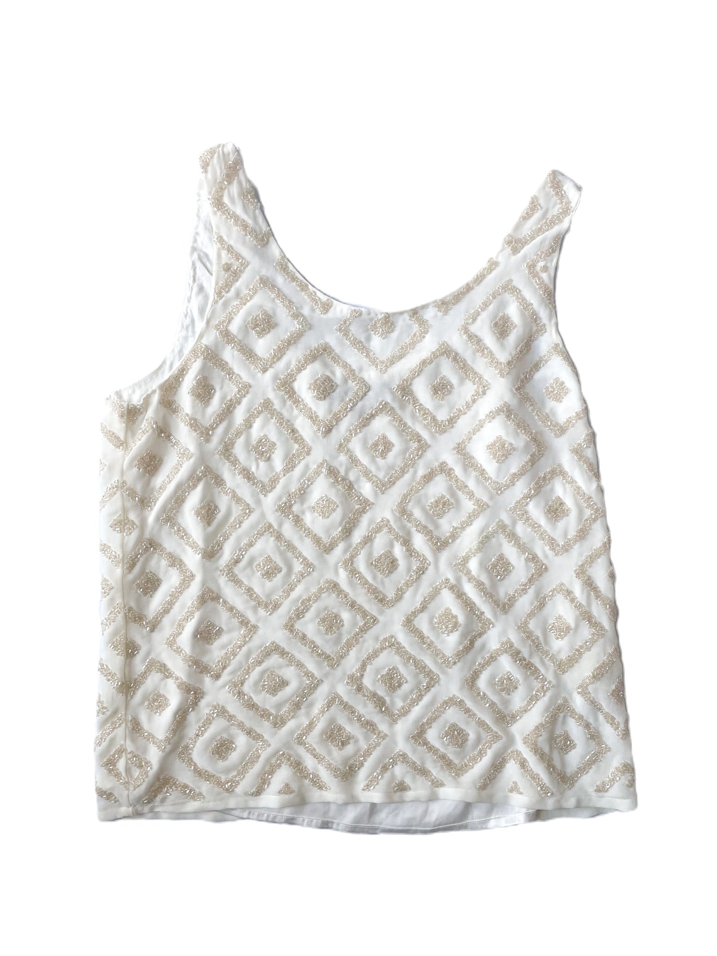 Selected Femme Beaded Top UK 6 image 1