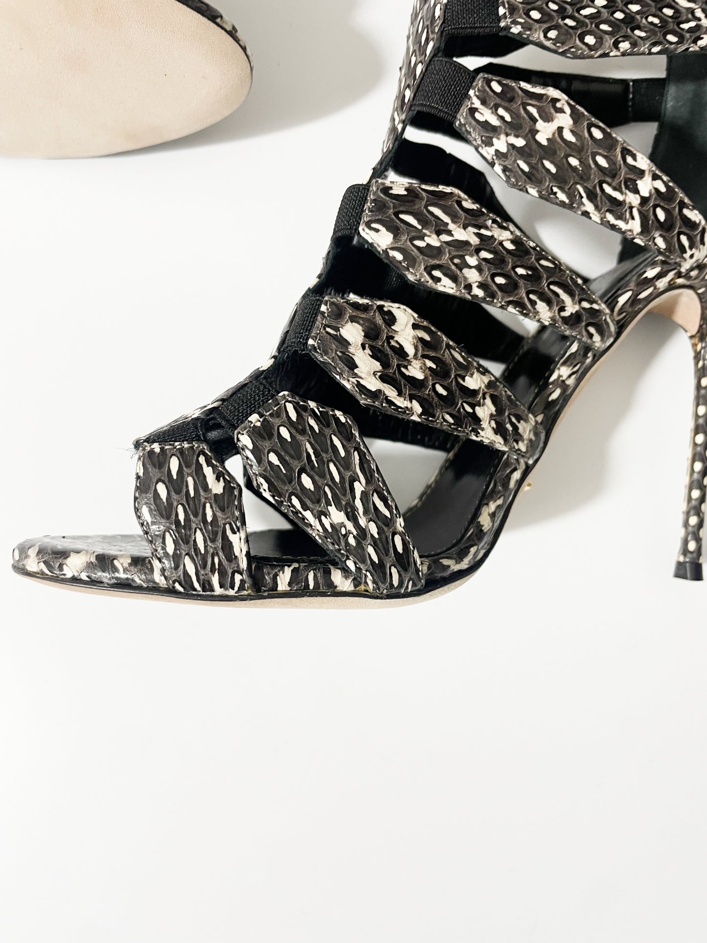 Sergio Rossi Print Sandals UK 3.5 image 6