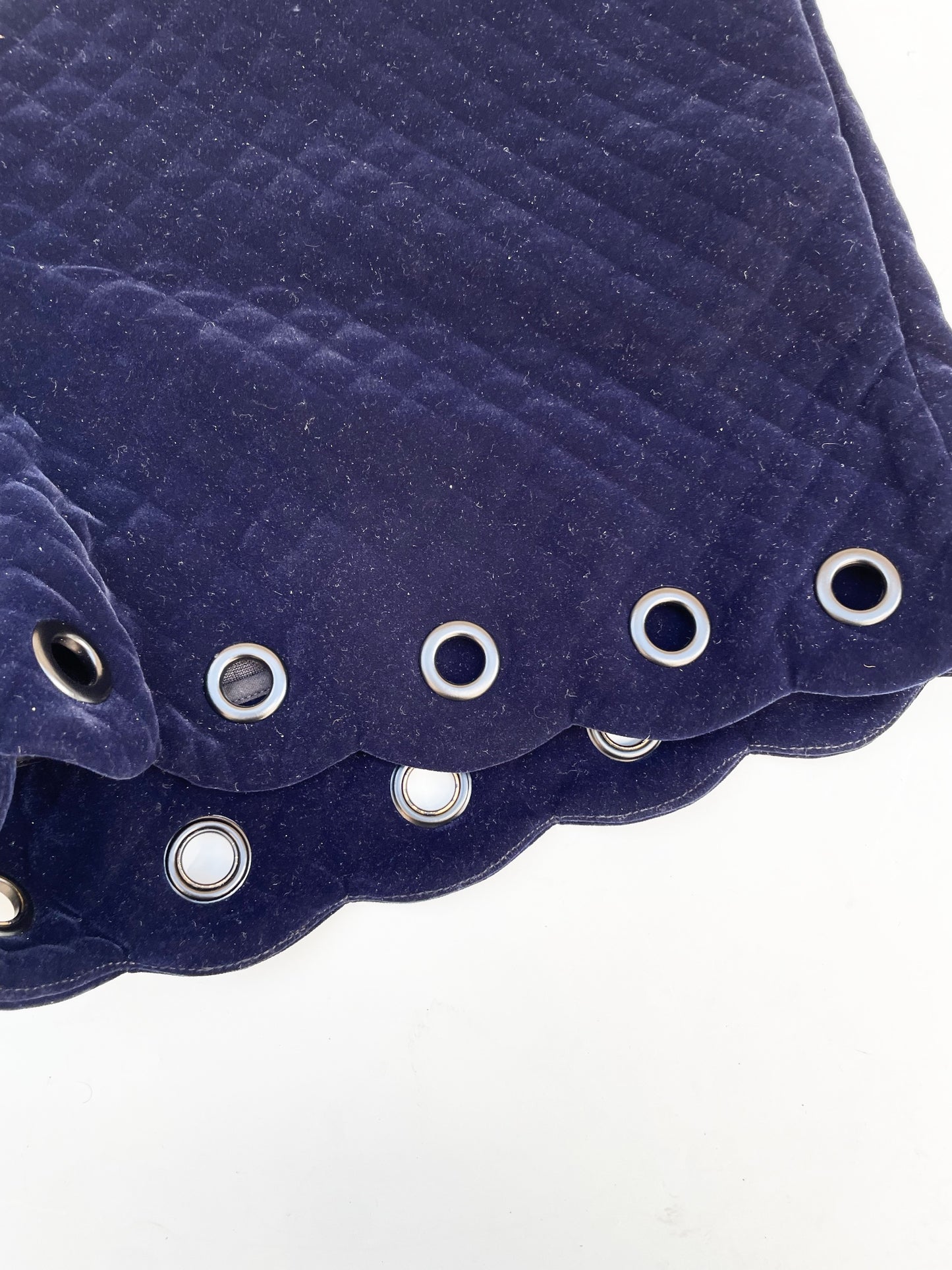 Maje Navy Velvet Shorts UK 8 image 3