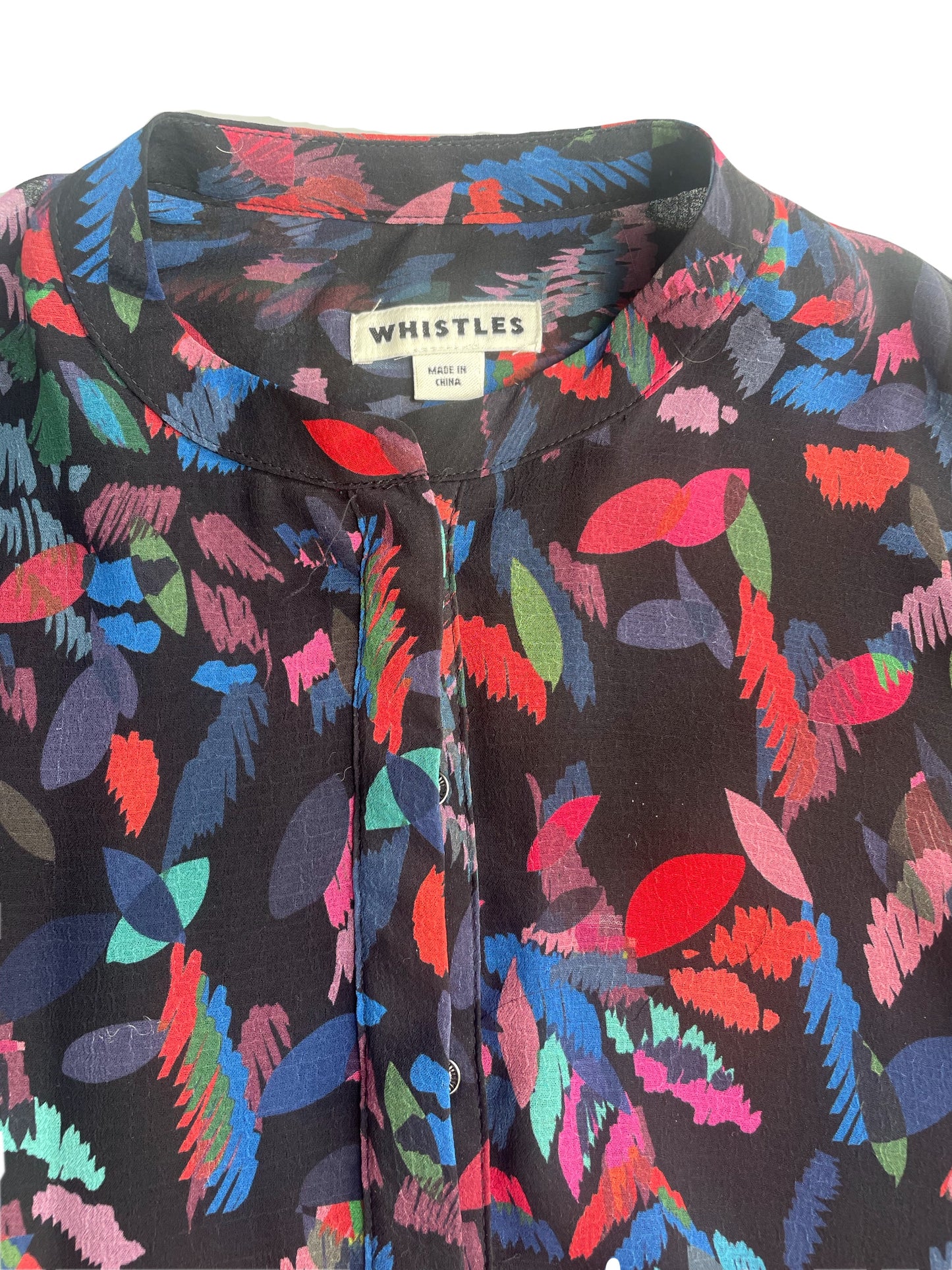 Whistles Print Midi Shirt Dress UK 6 image 3
