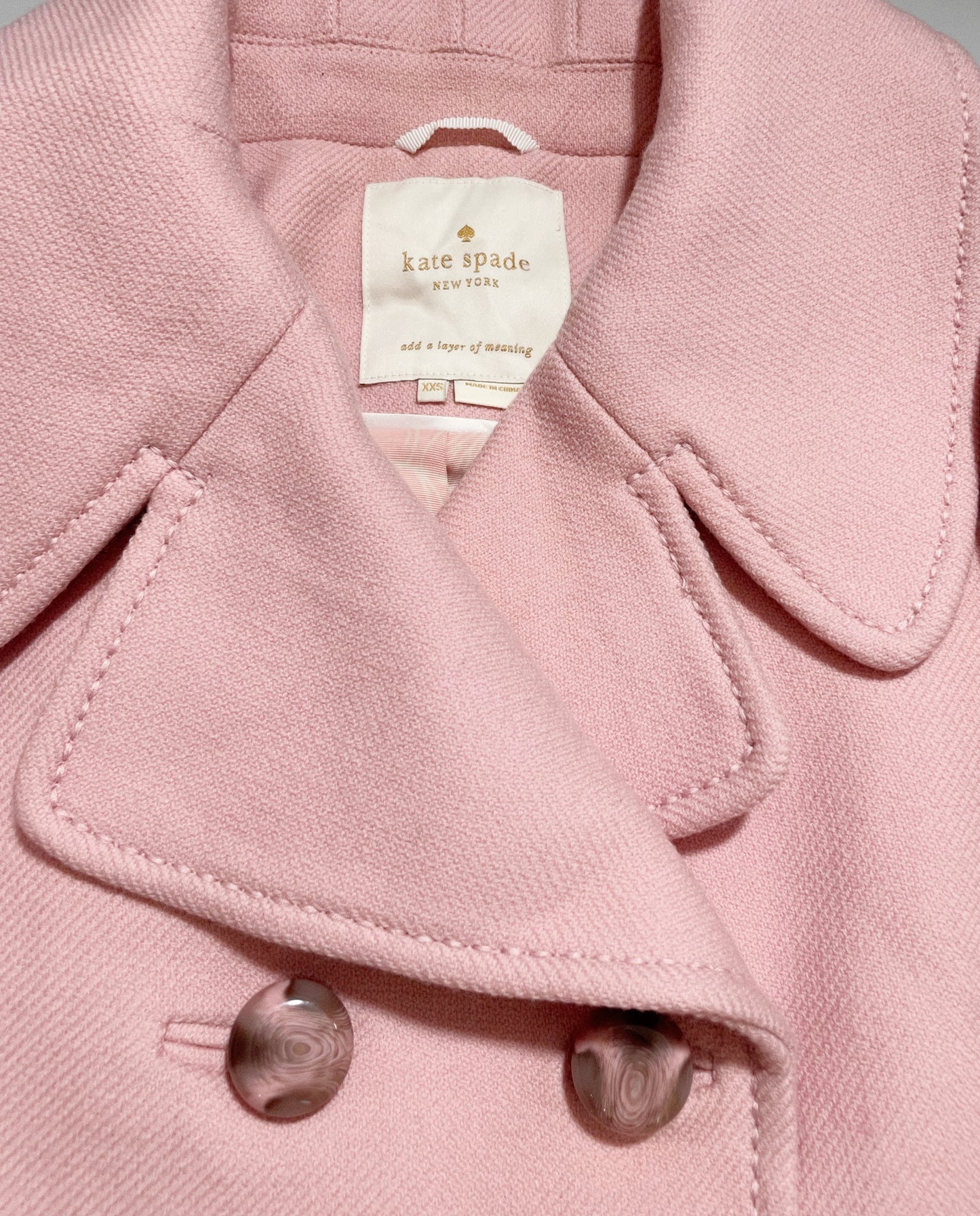 Kate Spade Light Pink Coat XXS image 3