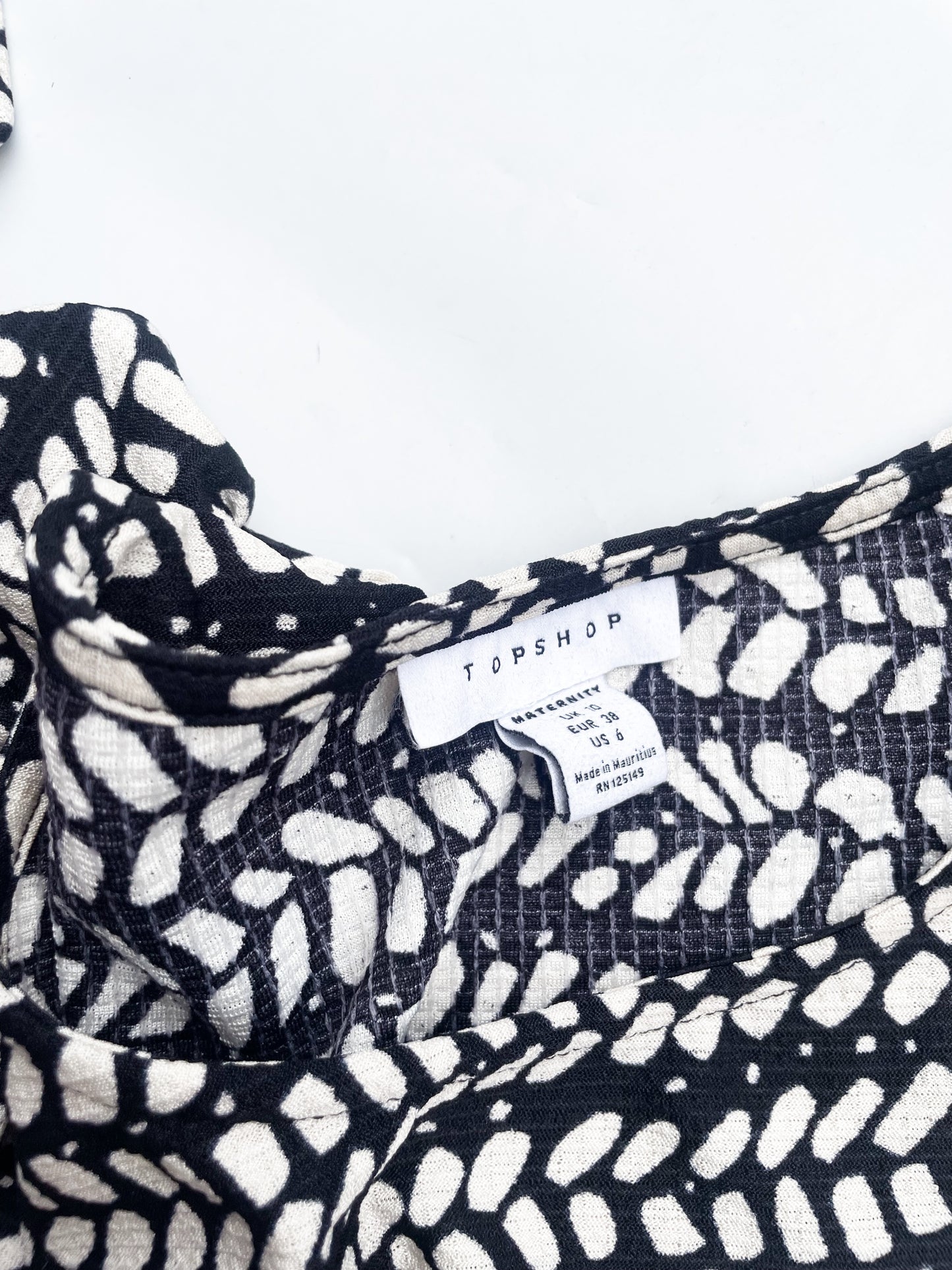 Topshop Maternity Printed Dress UK 10 image 3
