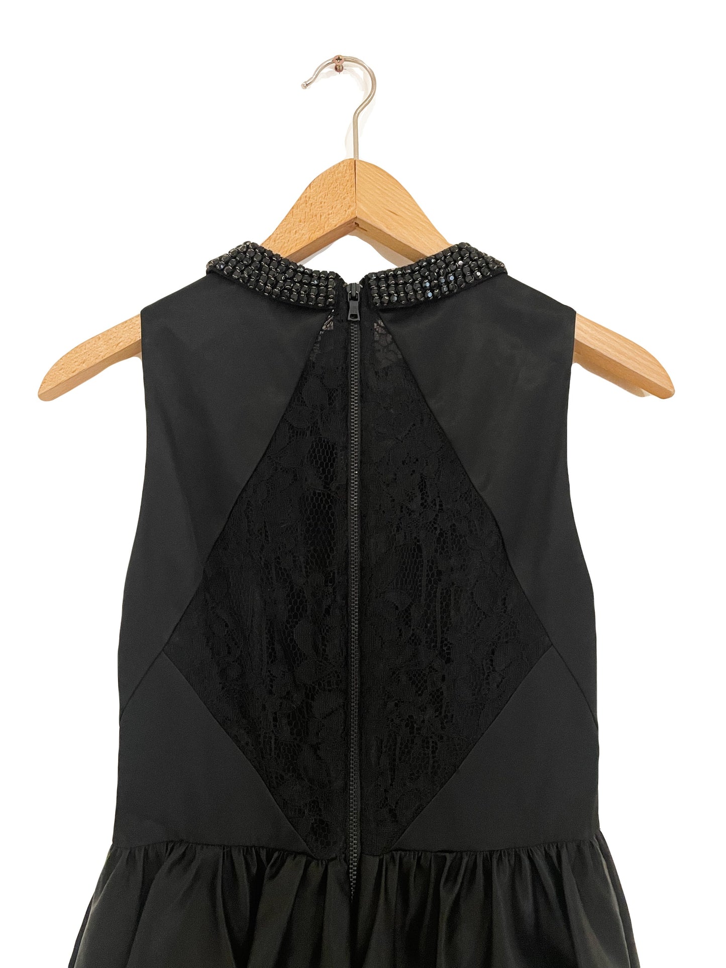 Alice + Olivia Black Beaded Dress XS image 4