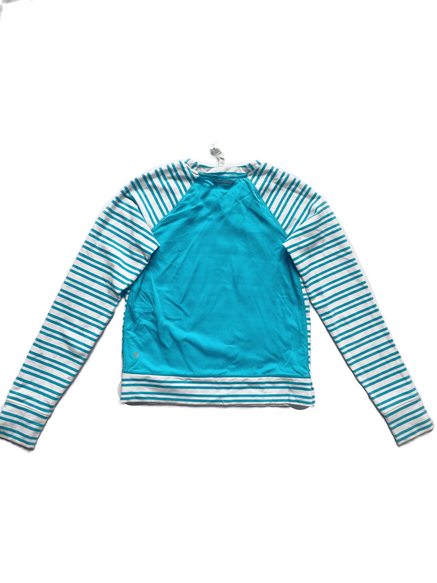 Lululemon Blue Striped Jumper S image 2