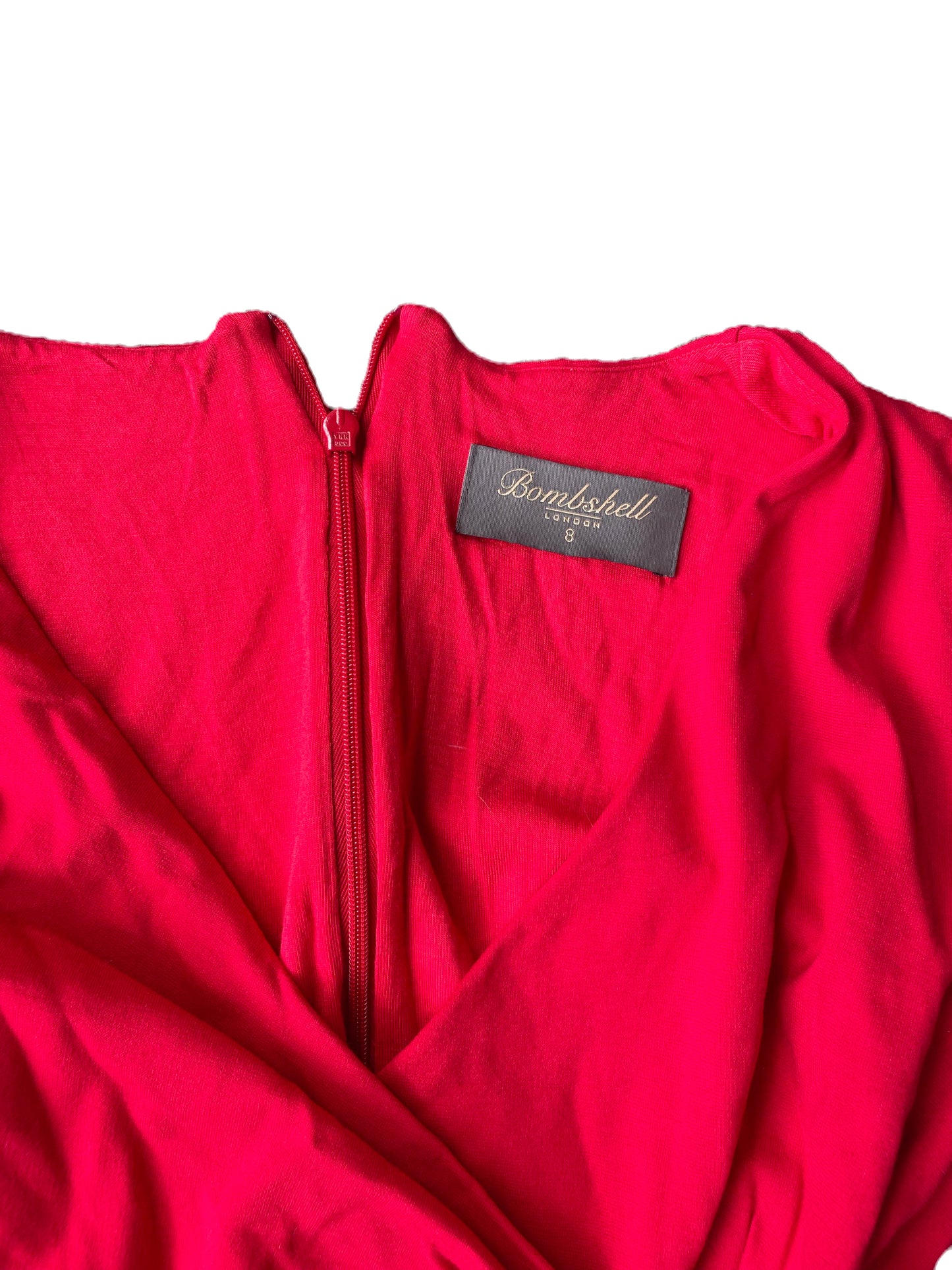 Bombshell Jersey Wrap Dress UK 8 image 2
