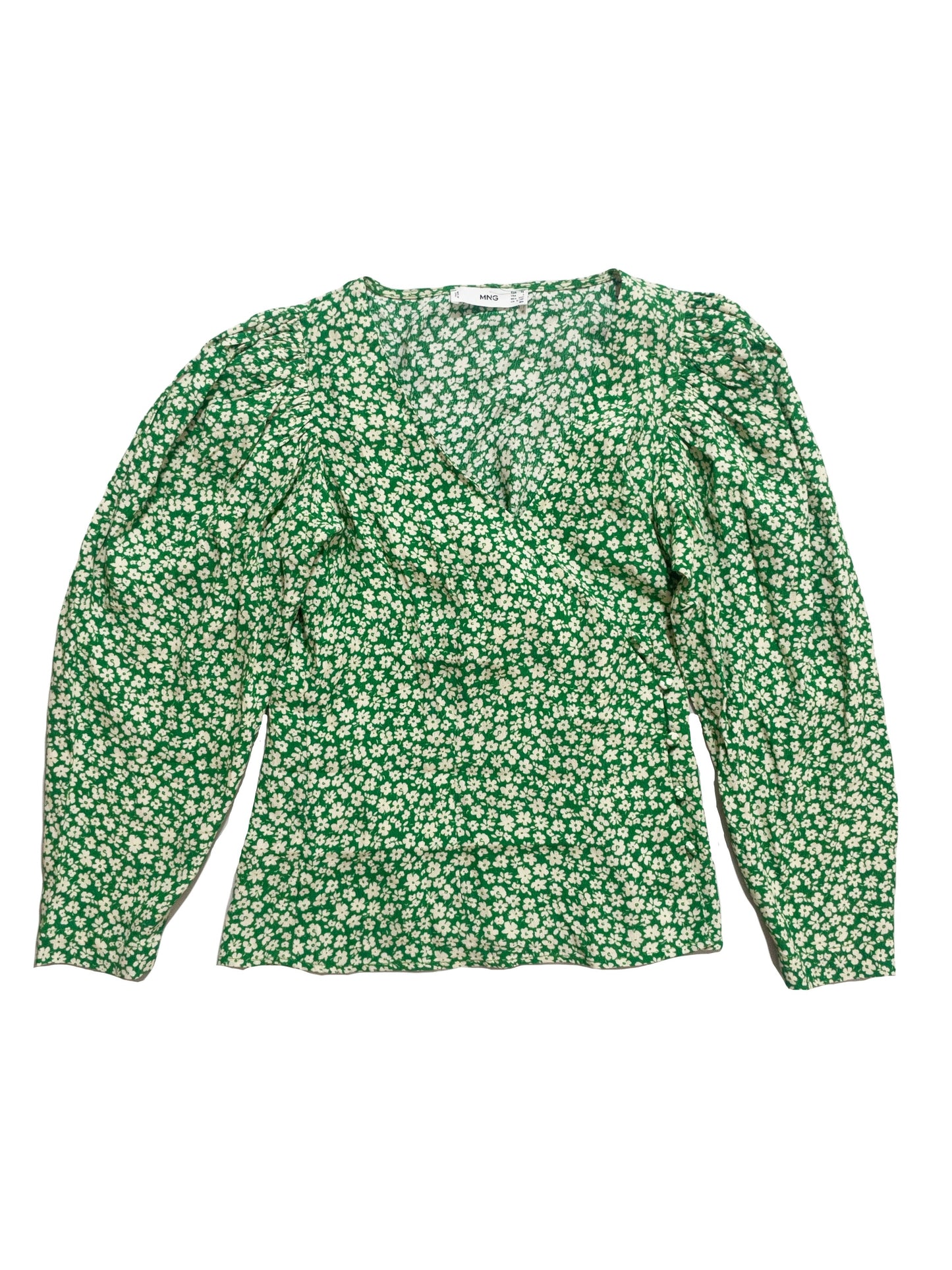 Mango Ditsy Floral Top XS image 0