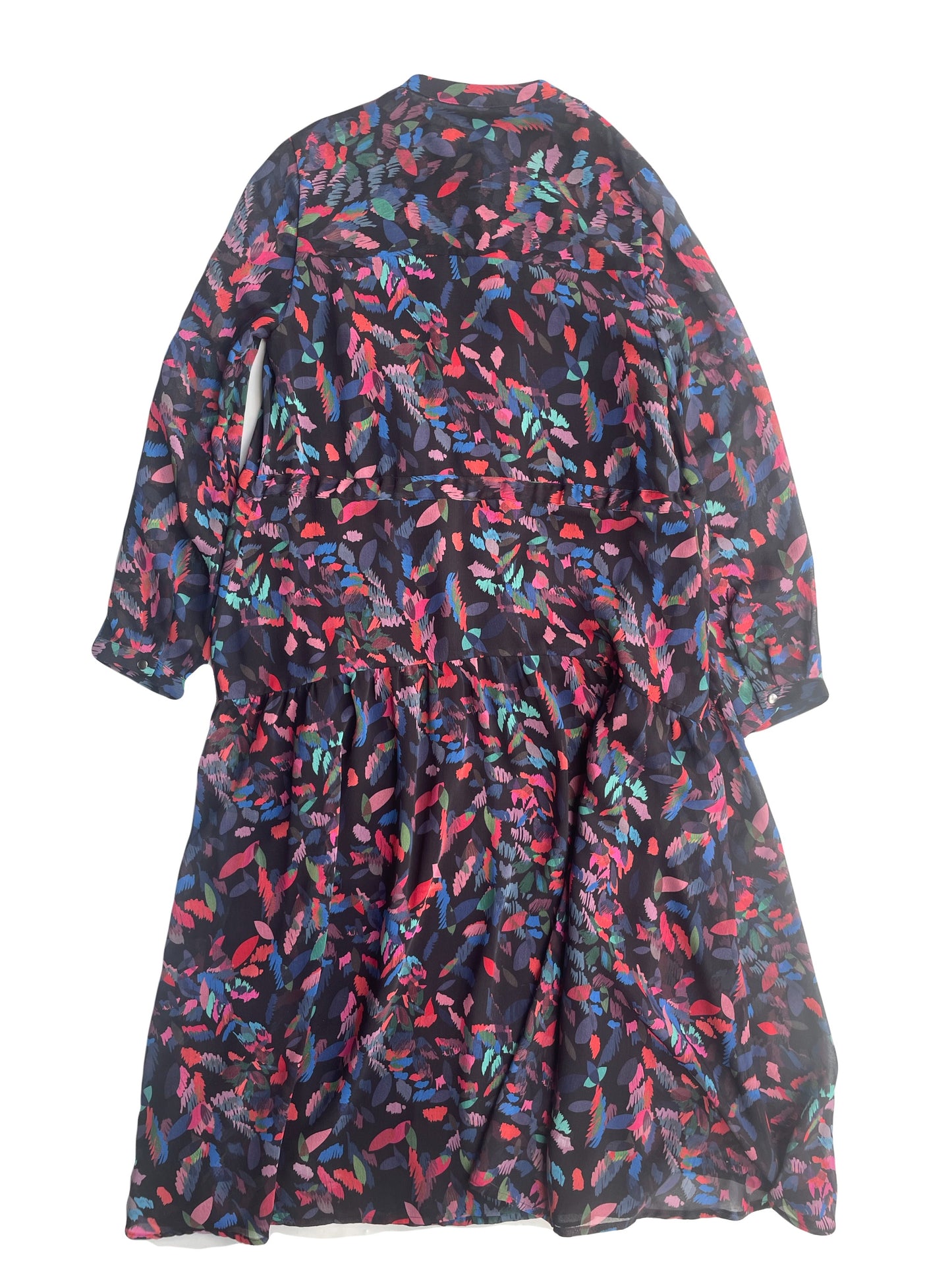 Whistles Print Midi Shirt Dress UK 6 image 2