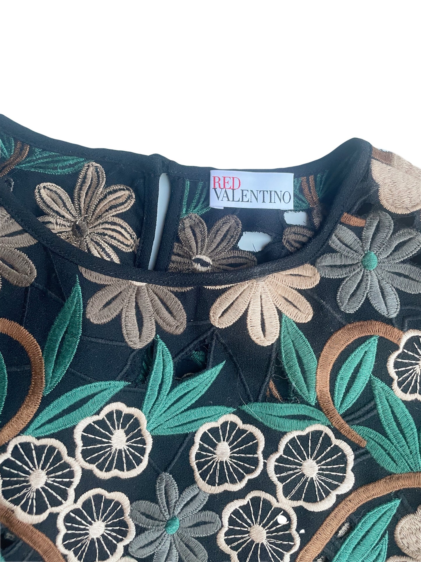 New With Tags Red Valentino Embroidered Blouse UK 8 image 3