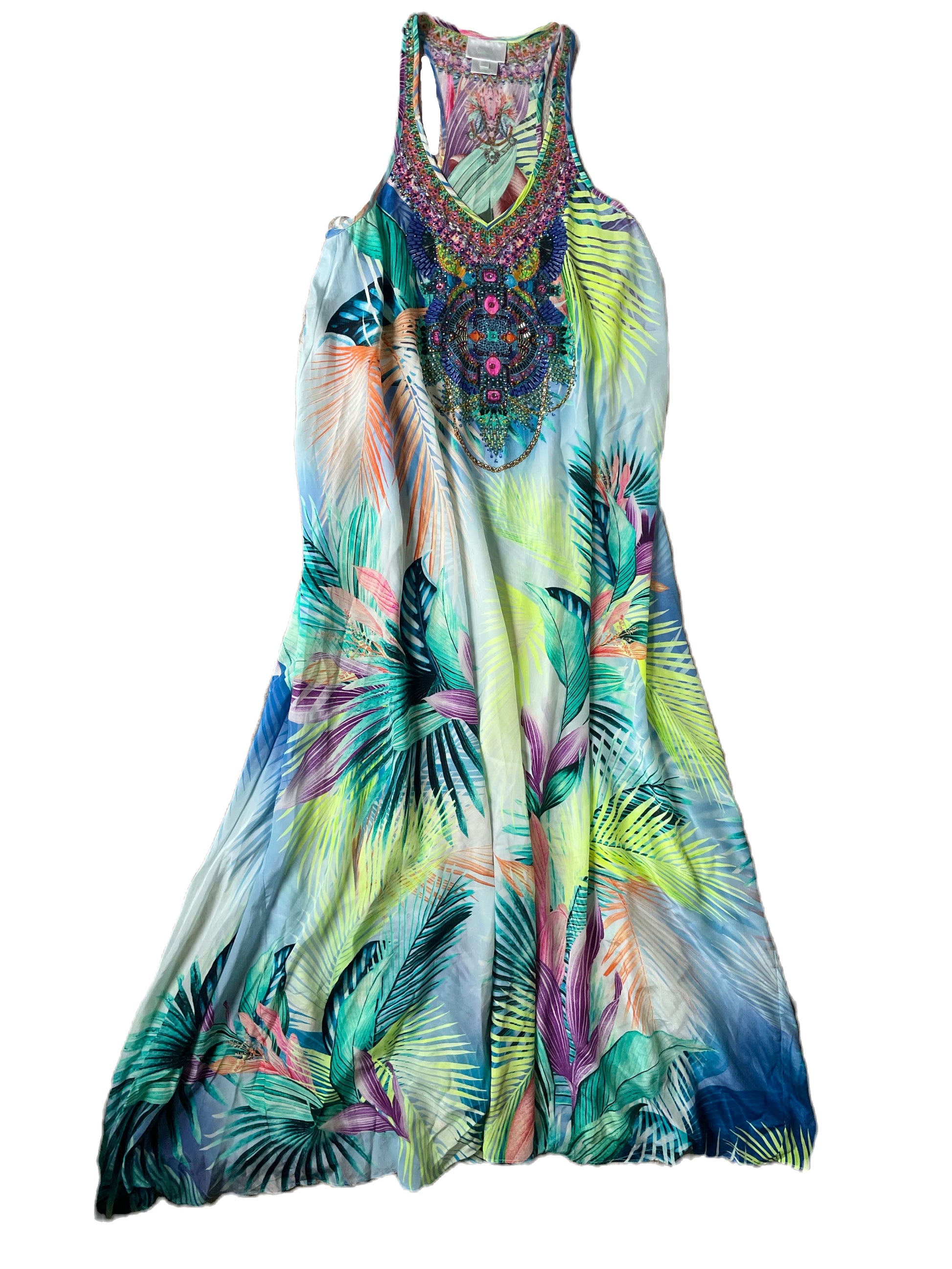 Camilla V-Neck Racerback Dress S image 0