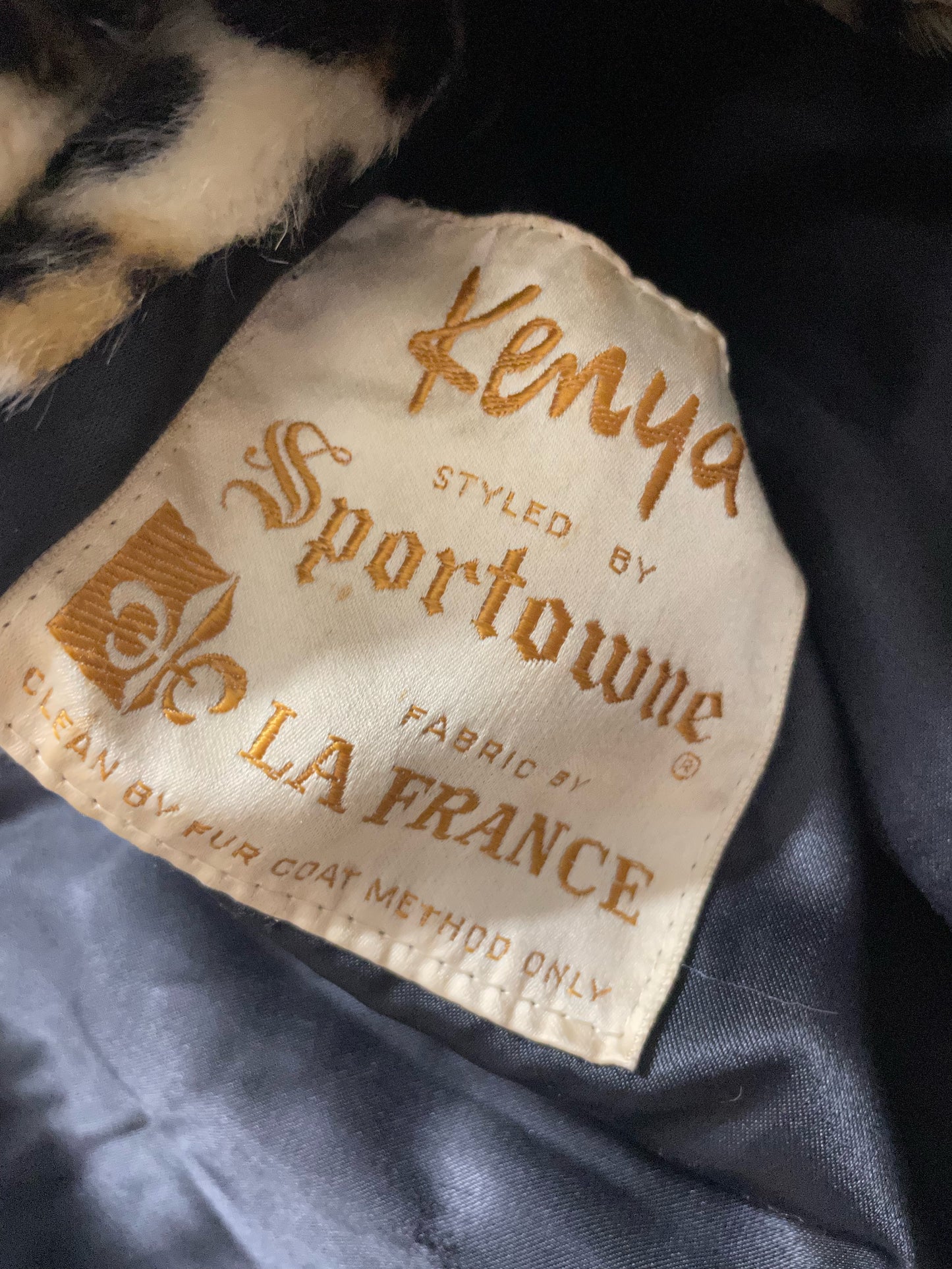 Vintage Kenya by SportOwne Faux Fur Coat S image 3