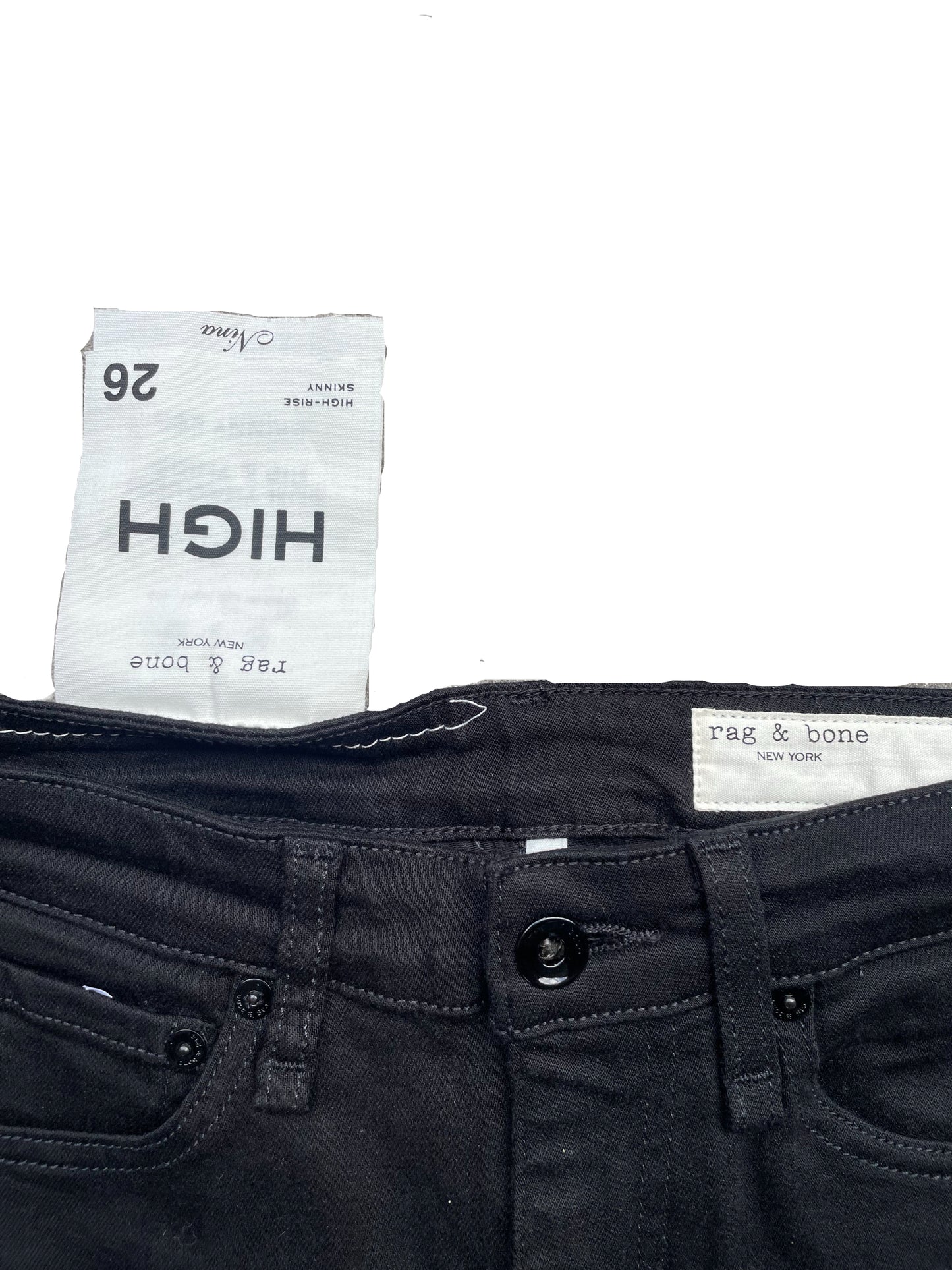 New With Tags Rag & Bone Nina High Rise Jeans 26" image 3