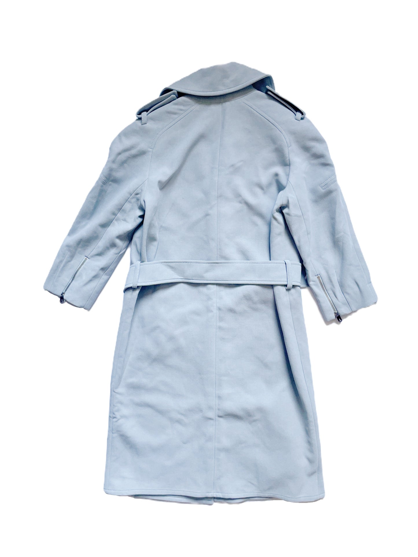 Ted Baker Powder Blue Trench Coat UK6 image 1