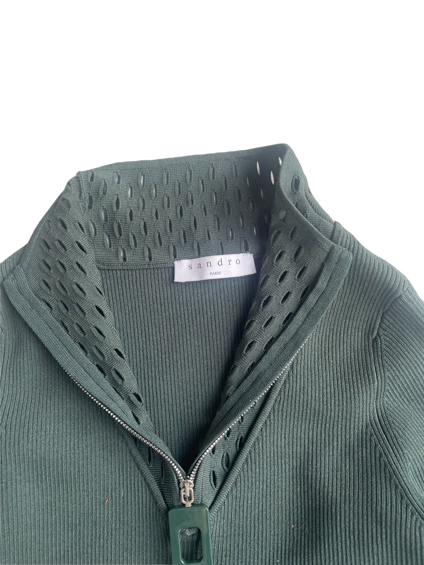 Sandro Green Knit XS/S image 3