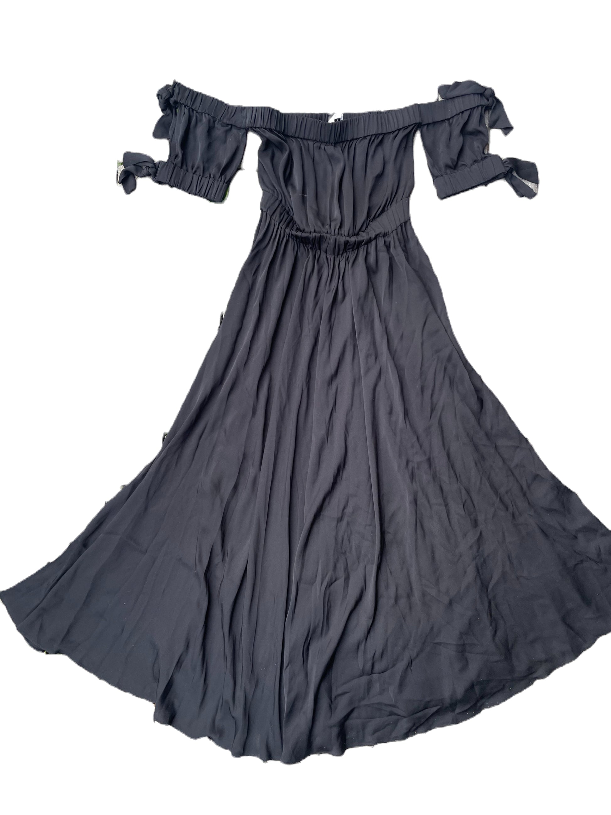 Milly Silk Off the Shoulder Dress UK  6 image 1