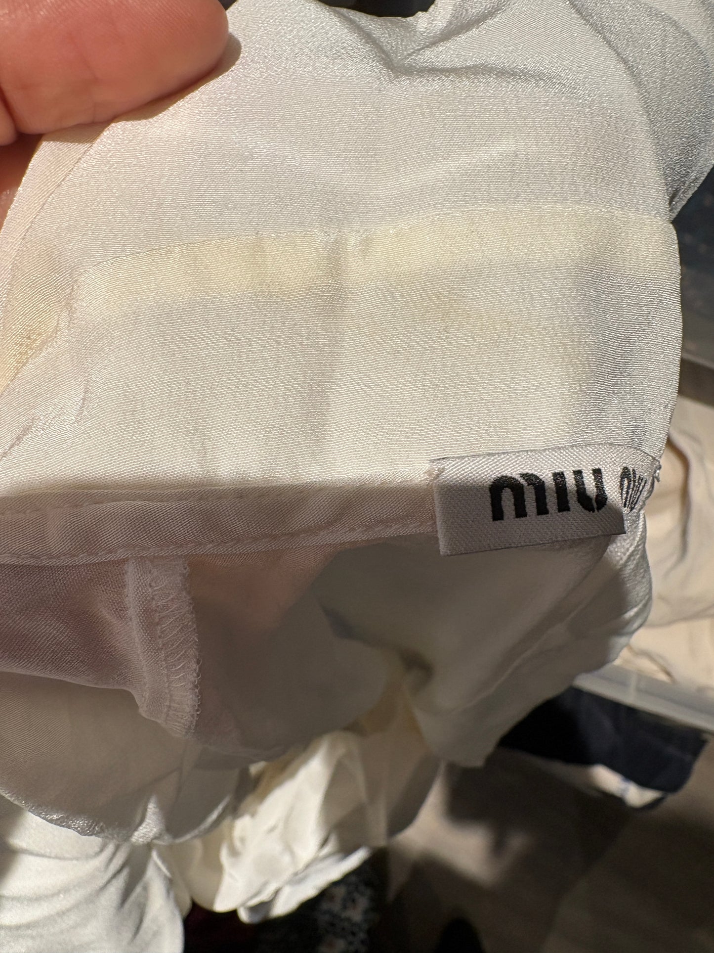 Miu Miu Silk Blouse UK 12