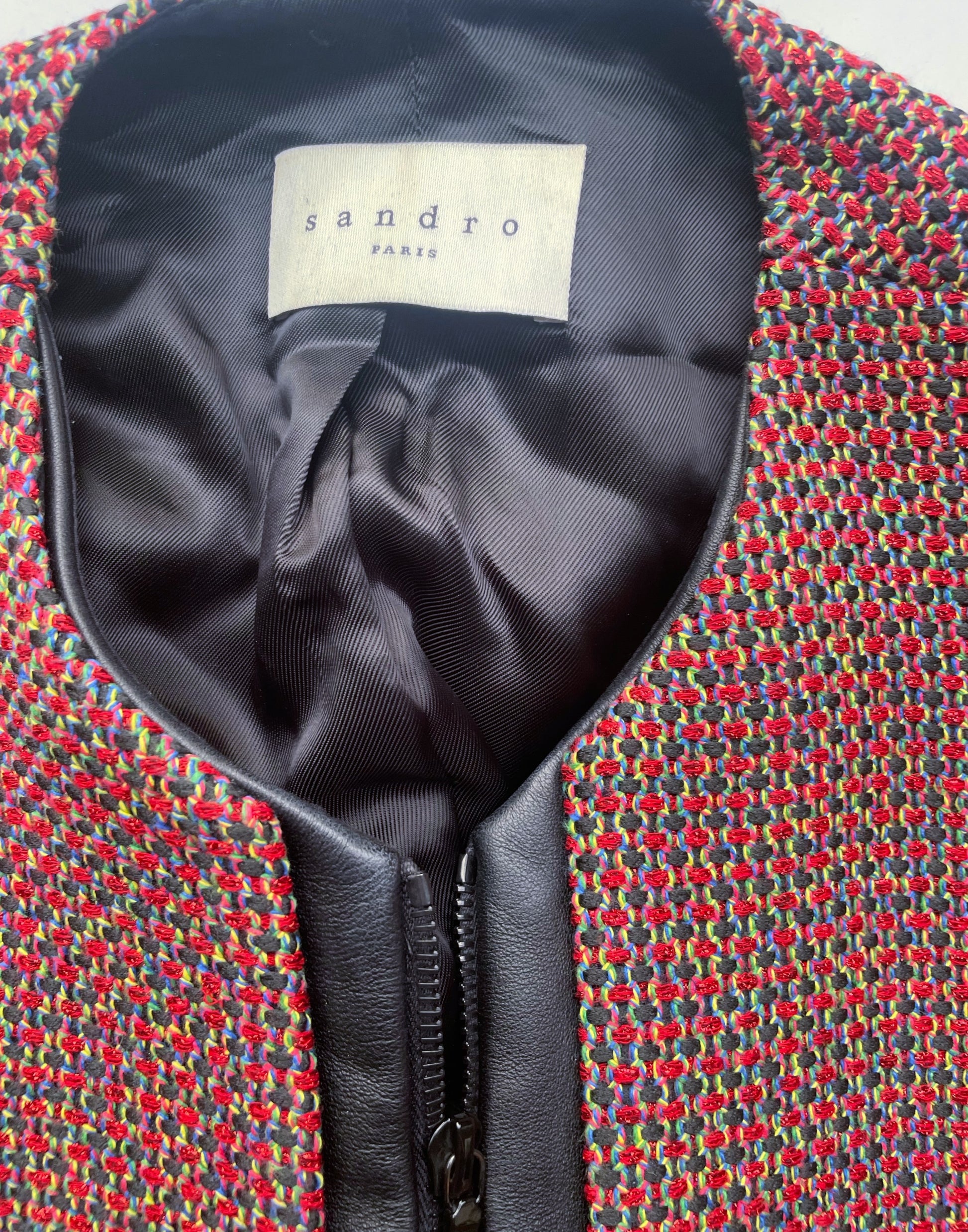 Sandro Tweed Jacket UK 12 image 2